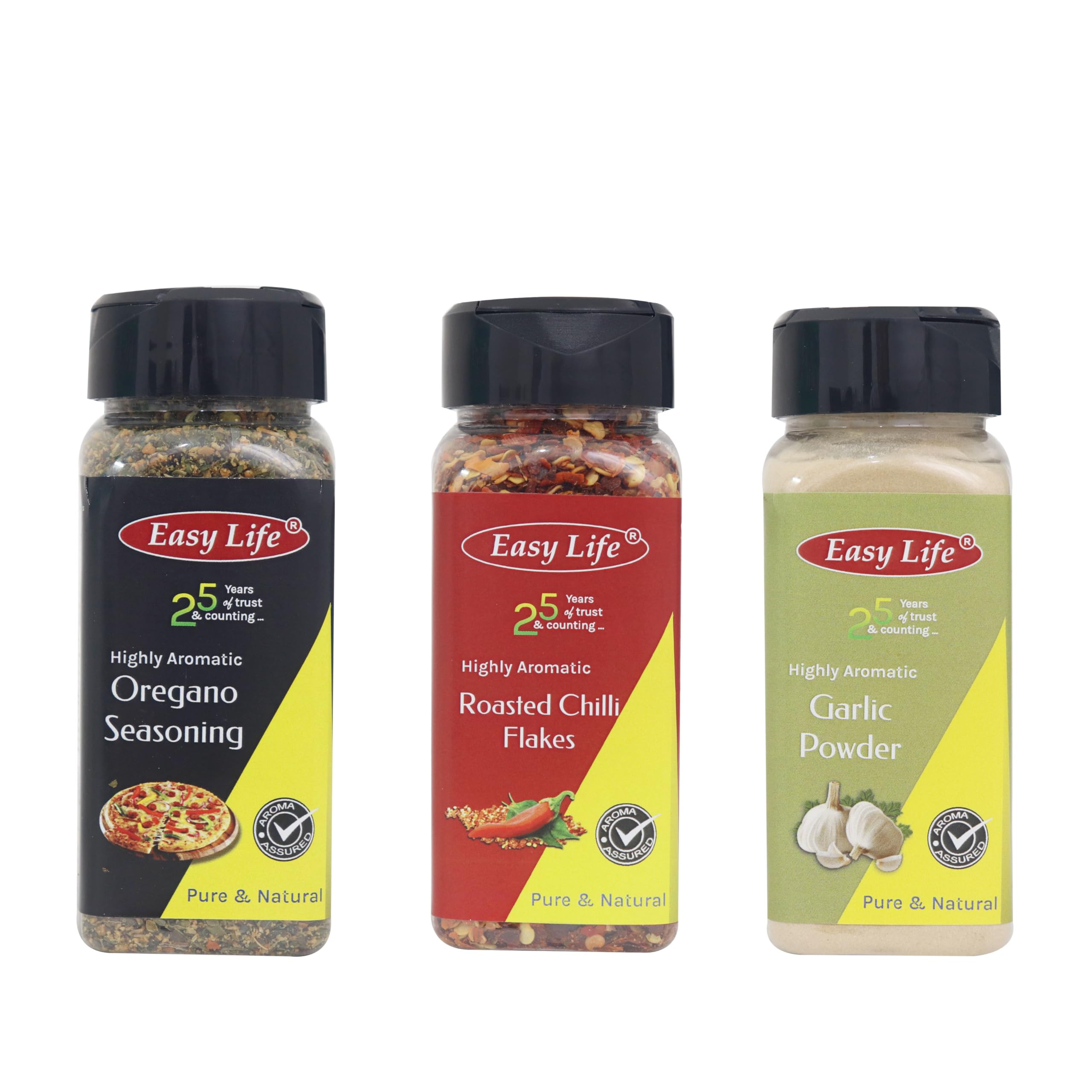 Easy Life Oregano Seasoning 50g and Roasted Chilli 50g with Garlic Powder 60g (Combo of 3) (B07G7659CG) Amazon Price History, Amazon Price Tracker