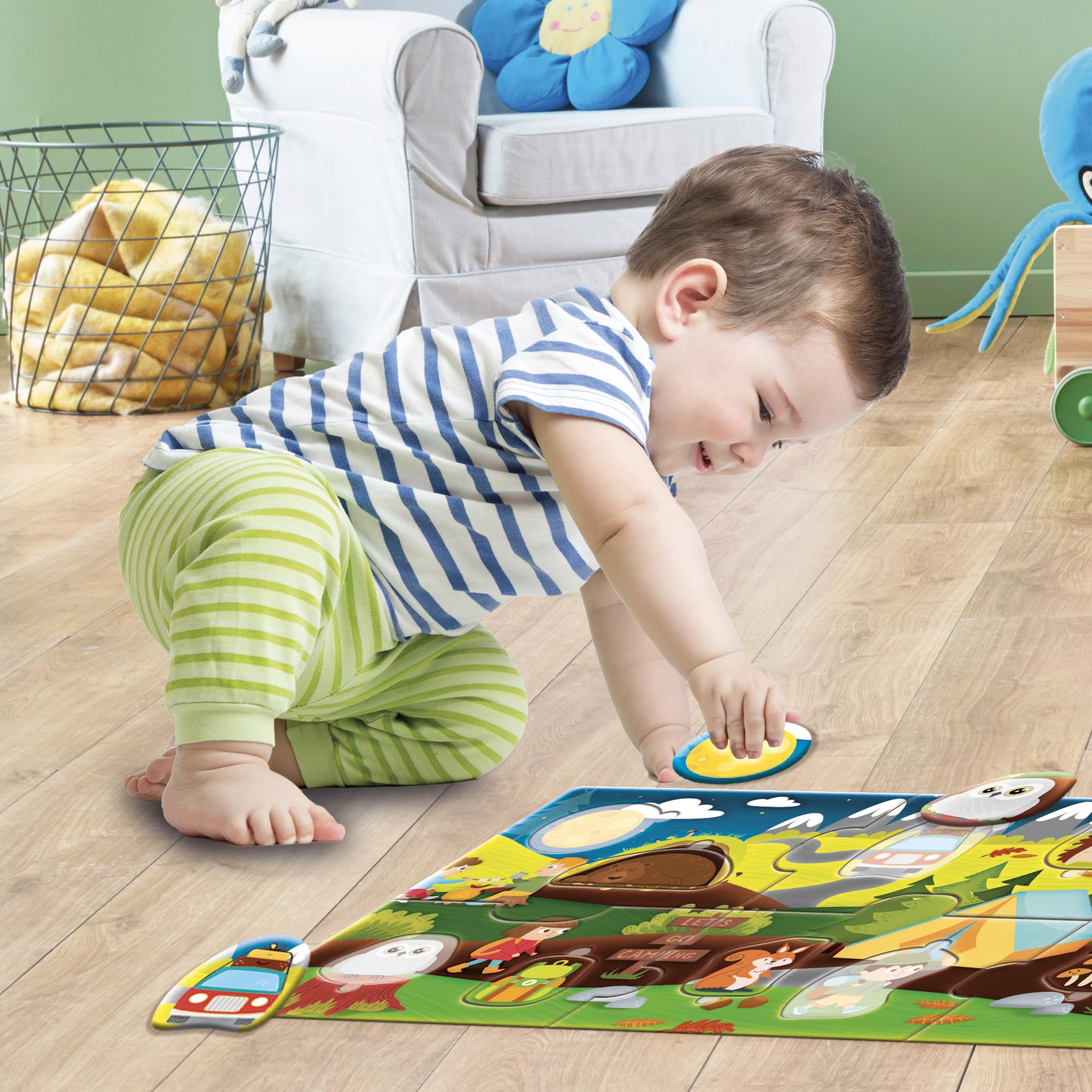 Amazon.com: Lisciani Giochi - Carotina Baby Puzzle Panorama The