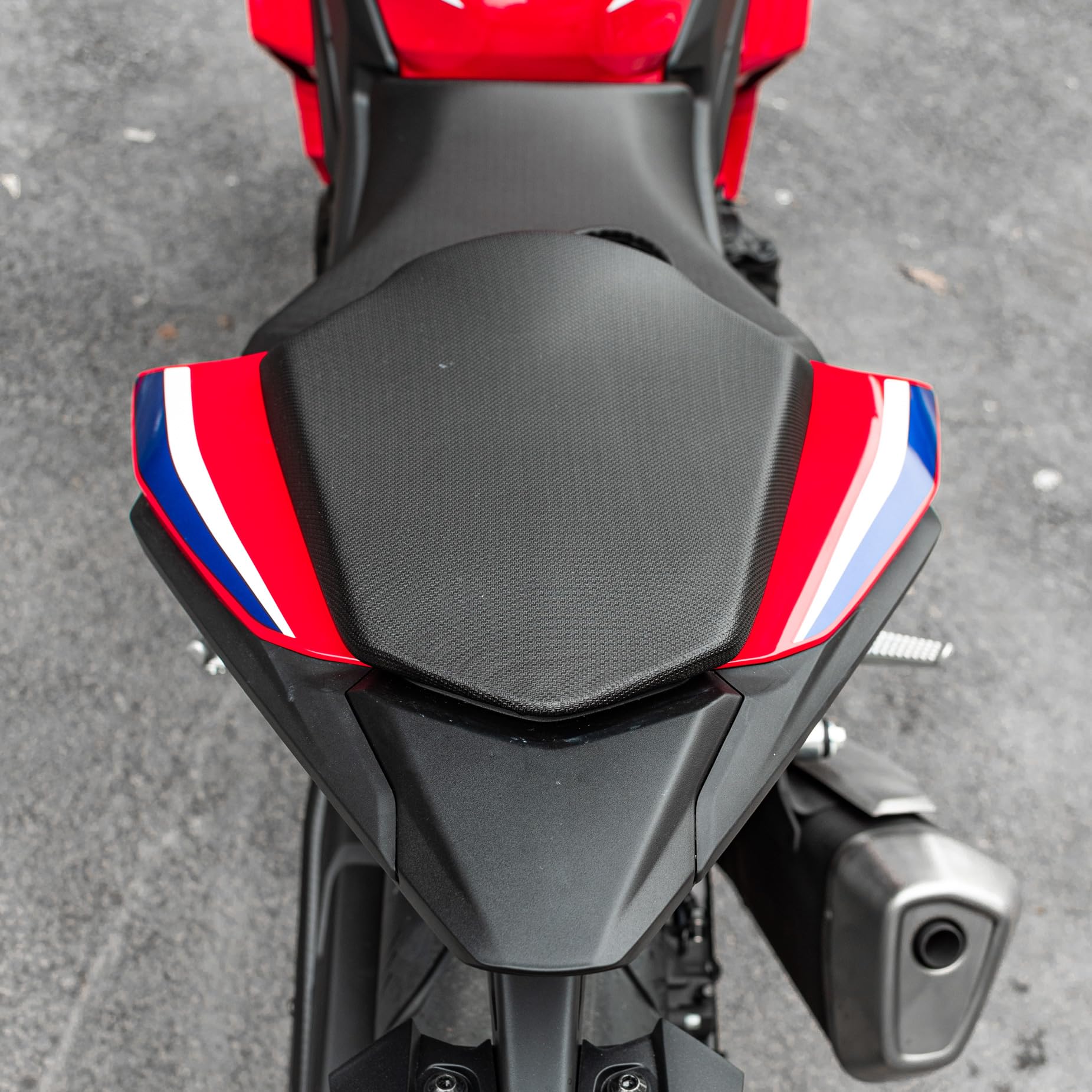 Cubierta para asiento de pasajero trasero de motocicleta para H-onda CB750 CB 750 CB-750 (2023-2024) CB400F CB500F CB 400F 500F CBR400R CBR500R CBR 400R 500R (2022-2023) (Negro mate)