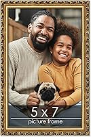 Vista 149 de Poster Palooza Marco de fotos de madera tradicional dorado de 19 x 24 pulgadas con plexiglás acrílico UV, respaldo de tablero de espuma y accesorios