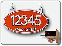 Vista 10 de Letrero reflectante para colgar en buzón de correo, doble cara