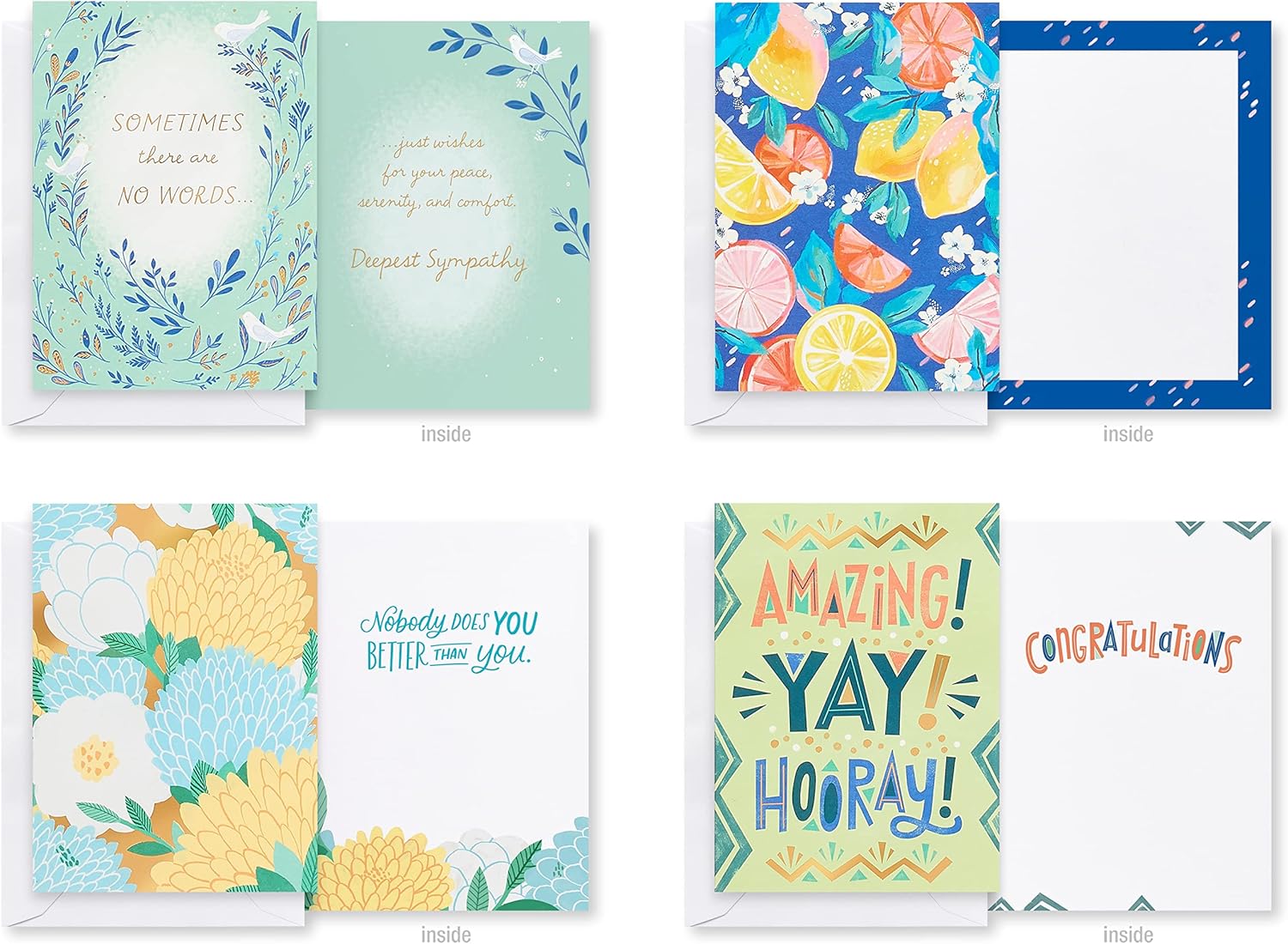 American Greetings Deluxe All Occasion Cards with Envelopes - Birthday, Thanks, Congrats and More (40-Count) - Image 10