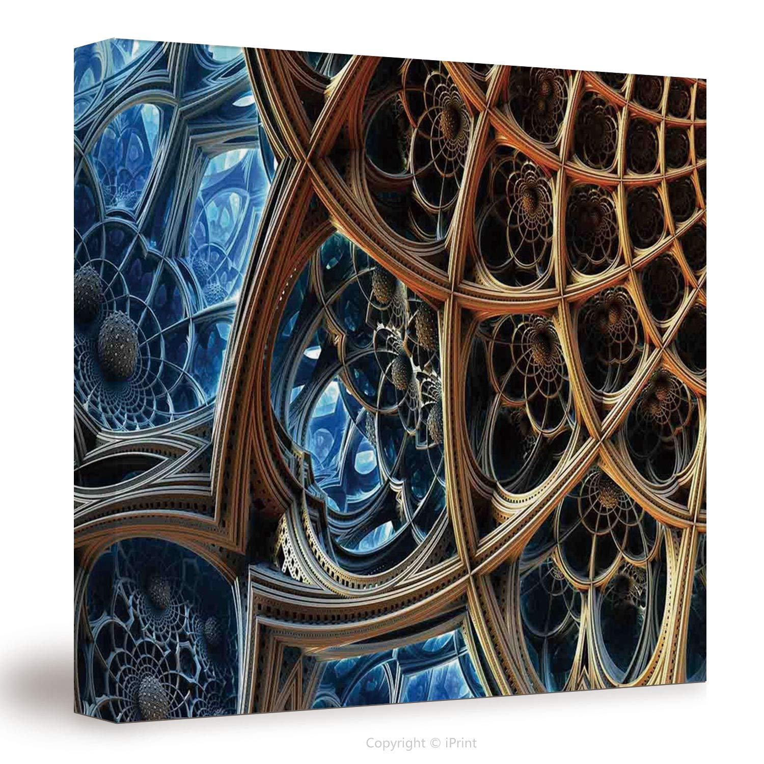 18060 Canvas Art Wall Decor Fractal Fantastic Dimensional