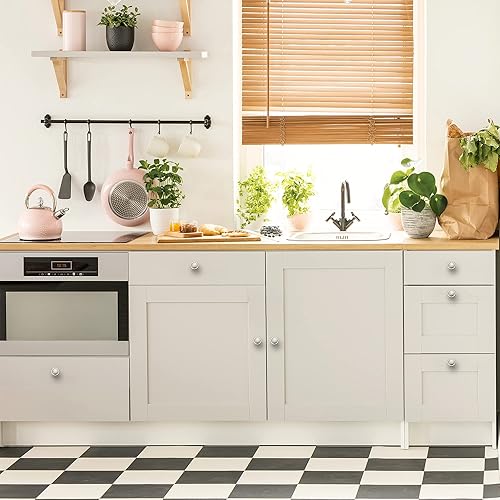 Miniatura 4 de Ravinte - Tiradores de mueble, perillas redondas de 1-14 pulgadas de diámetro para alacenas, vestidores, muebles, puertas y cajones