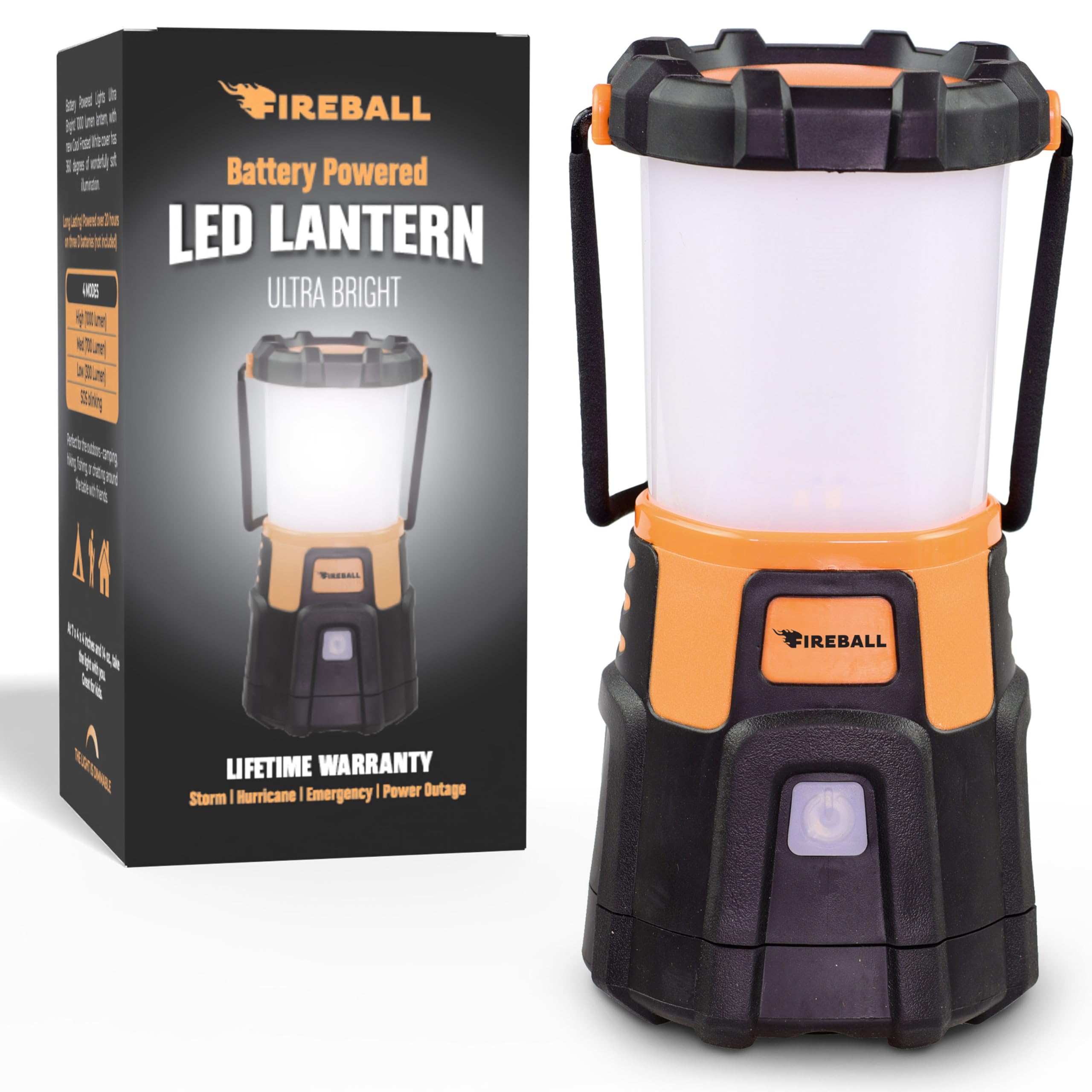ライト・ランタン aki Amazon.com: Blazin Fireball LED Camping Lantern - 1000LM Battery