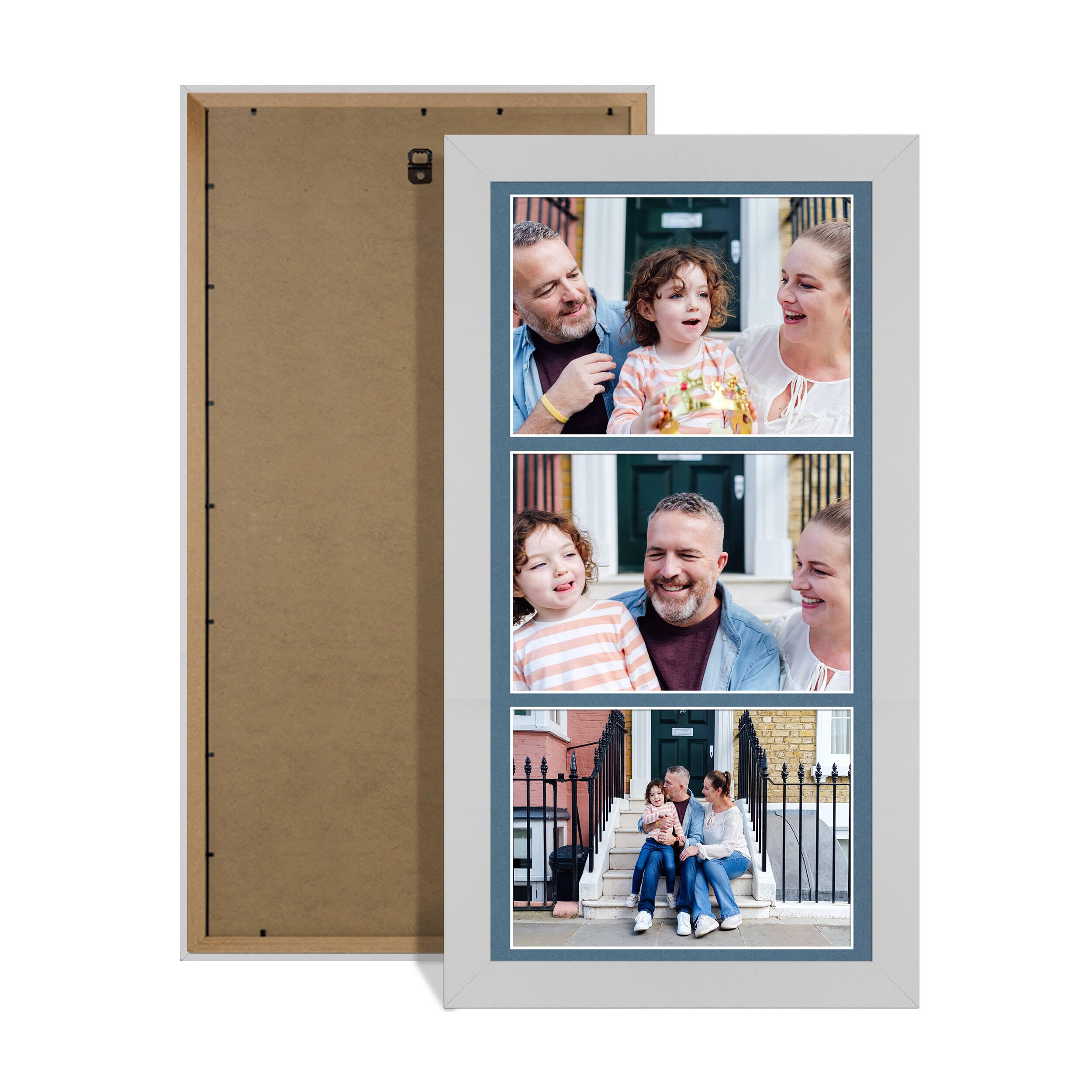 Alison Kingsgate Silver 16x8 Photo frame for multiple pictures — image 1