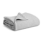 Simka Rose Waffle Baby Blanket Cotton Soft Breathable Swaddle Blanket for Nursery, Stroller & Crib Blanket - Receiving Blankets for Boys & Girls Gender Neutral Toddler Blanket