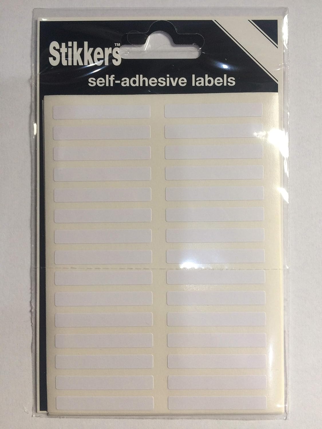 White Sticky Labels Self Adhesive Labels 5mm x 35mm 210 Stickers