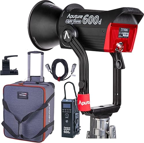Aputure Luz LED de video 600d Aputure LS 600D Light Storm COB 600W 5600K luz diurna equilibrada LED luz de fotografía para video, película,