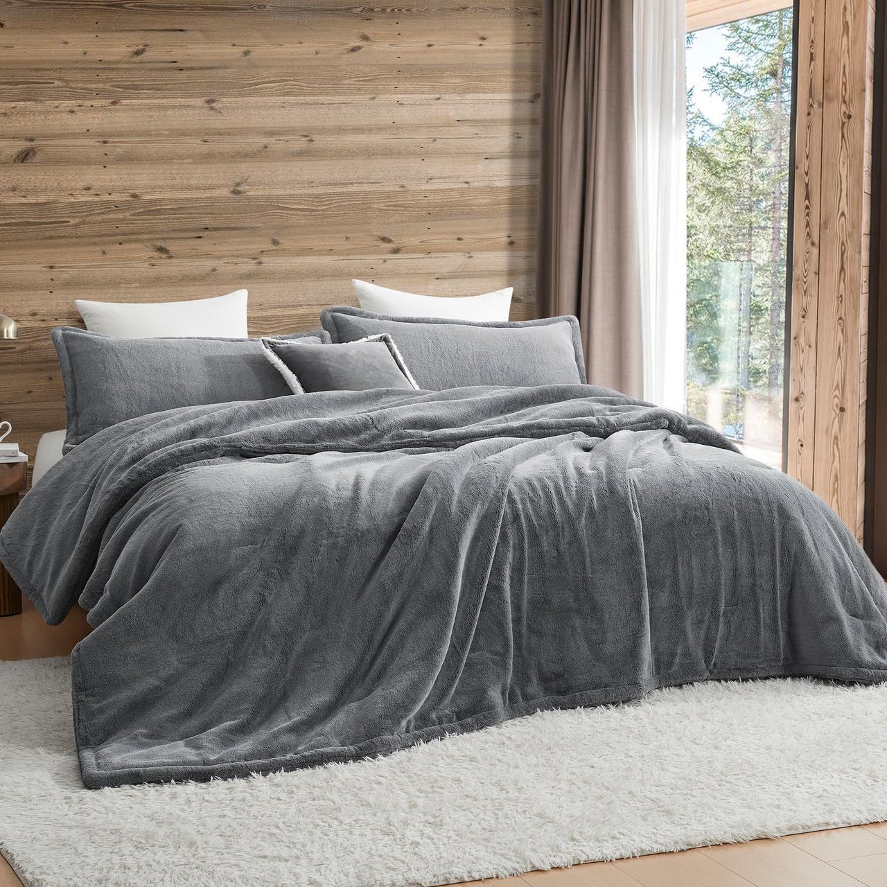 Byourbed Frost Bite - Coma Inducer® Oversized King Comforter Set - Numbing Gray