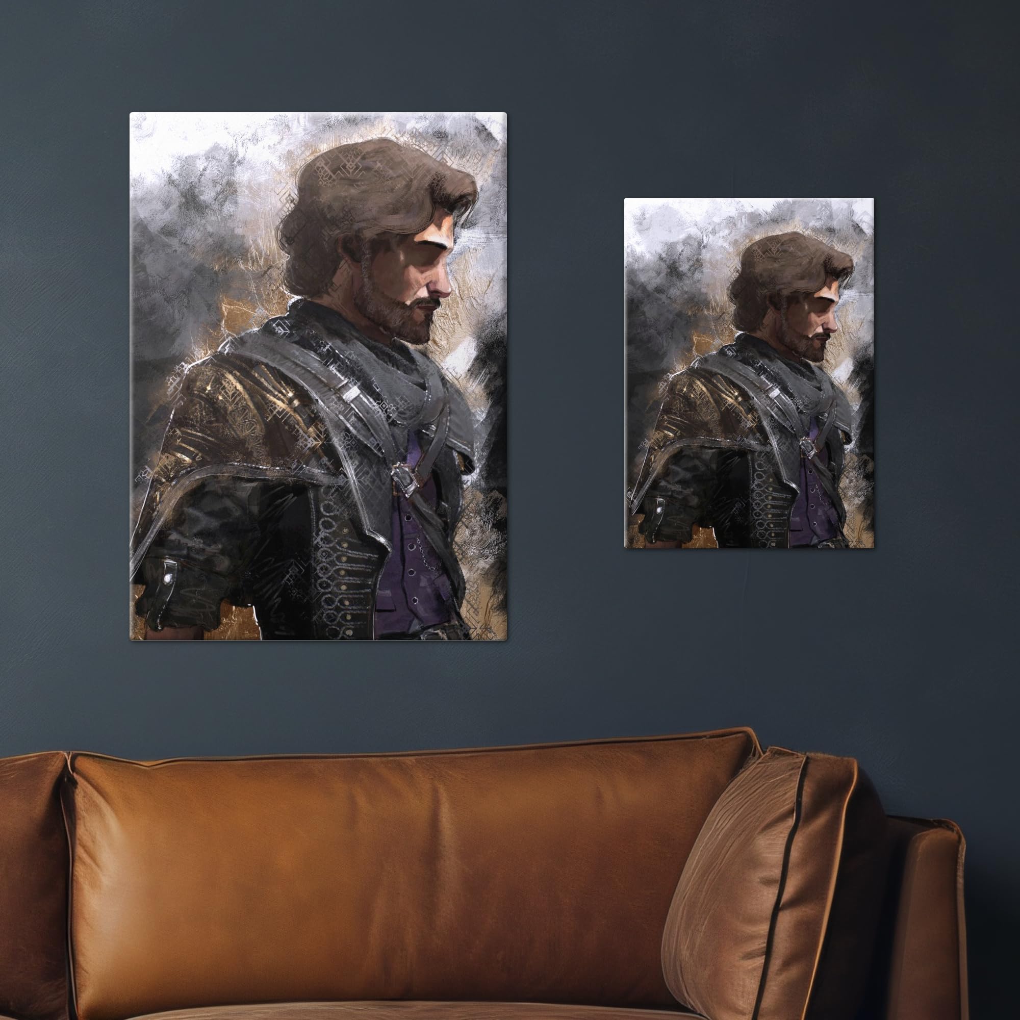 Displate Officiel Clair Obscur: Expedition 33 Poster - Gustave Concept Art - Métallique Fixation Magnétique Licence Officielle Image Affiche de Haute Qualité 45 cm x 32 cm