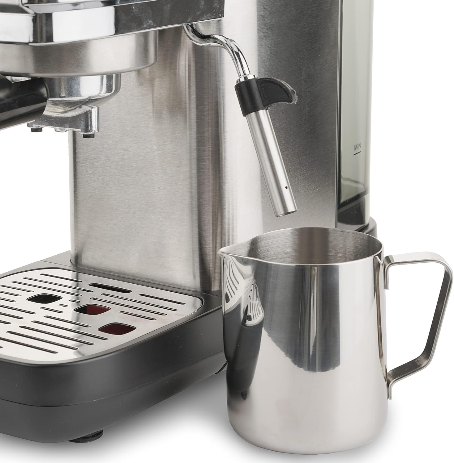 Ariete 1380 Macchina da caffè in metallo, compatibile con caffè in polvere e cialde ESE, 1300 W, Capacità 1,1 L, 15 bar di pressione, Filtro ½ tazze, Dispositivo Cappuccino, Silver Ariete 1380 Macchina da caffè in metallo, compatibile con caffè in polvere e cialde ESE, 1300 W, Capacità 1,1 L, 15 bar di pressione, Filtro ½ tazze, Dispositivo Cappuccino, Silver
