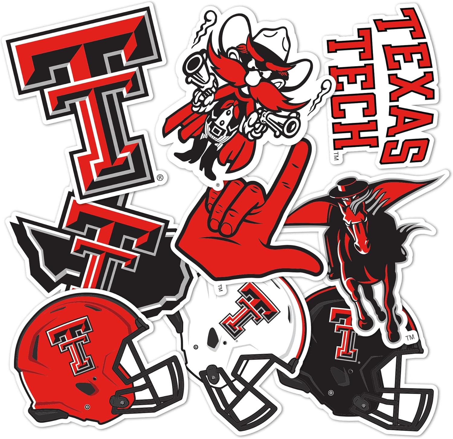 Desert Cactus Texas Tech University Sticker TTU Red Raiders Sticker Vinyl Decals Laptop Water Bottle Car Scrapbook Sheet T2 (Type 2) Desert Cactus Texas Tech University Sticker TTU Red Raiders Sticker Vinyl Decals Laptop Water Bottle Car Scrapbook Sheet T2 (Type 2)