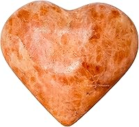 Vista 69 de Amazing Gemstone Piedra de Palma de Corazón de Cristal de Chakra - Piedra de Masaje de Bolsillo para Preocupación para Equilibrio Natural de Chakras