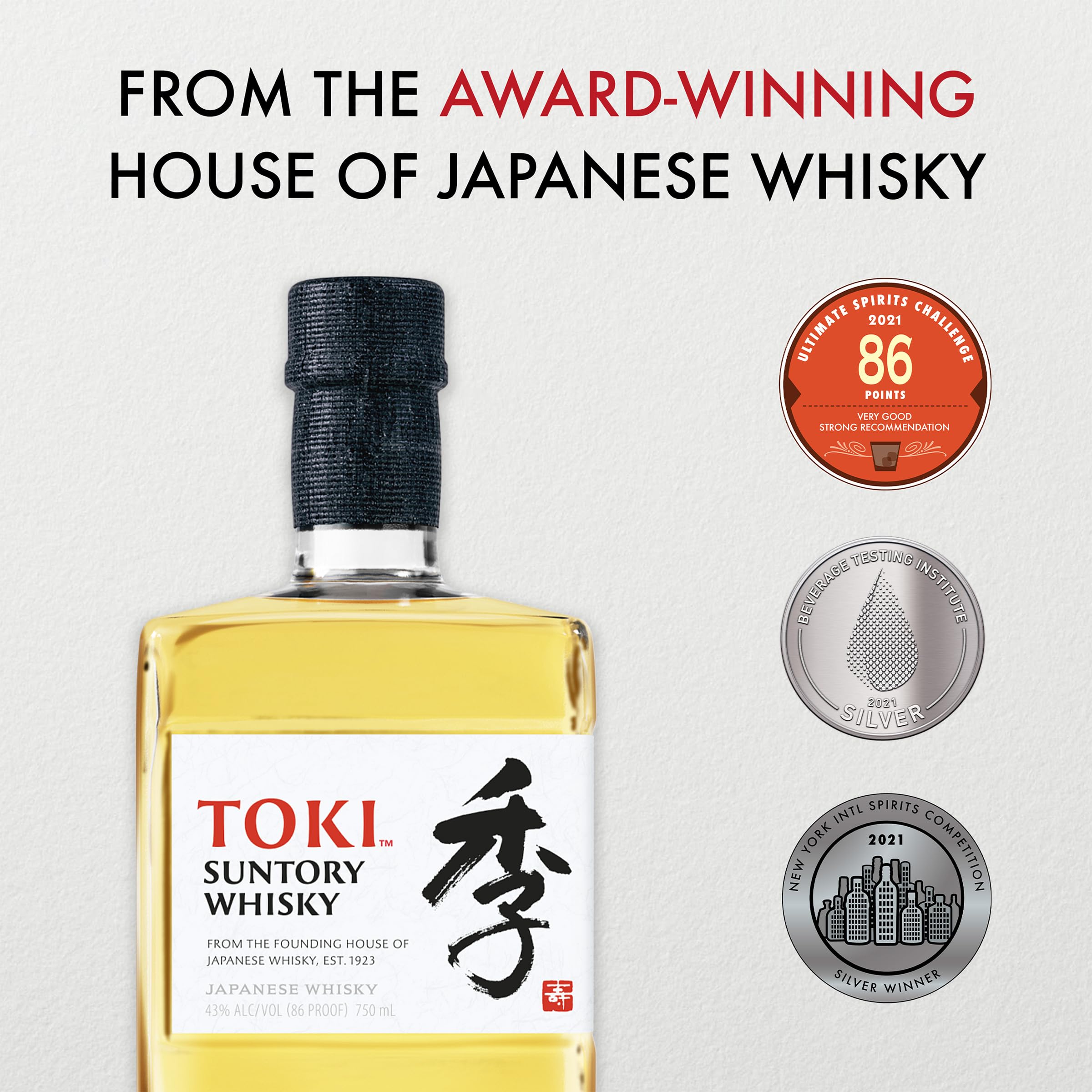 Suntory Toki Vodka Japanese Whisky, 750 ml, 86 proof | Grocery