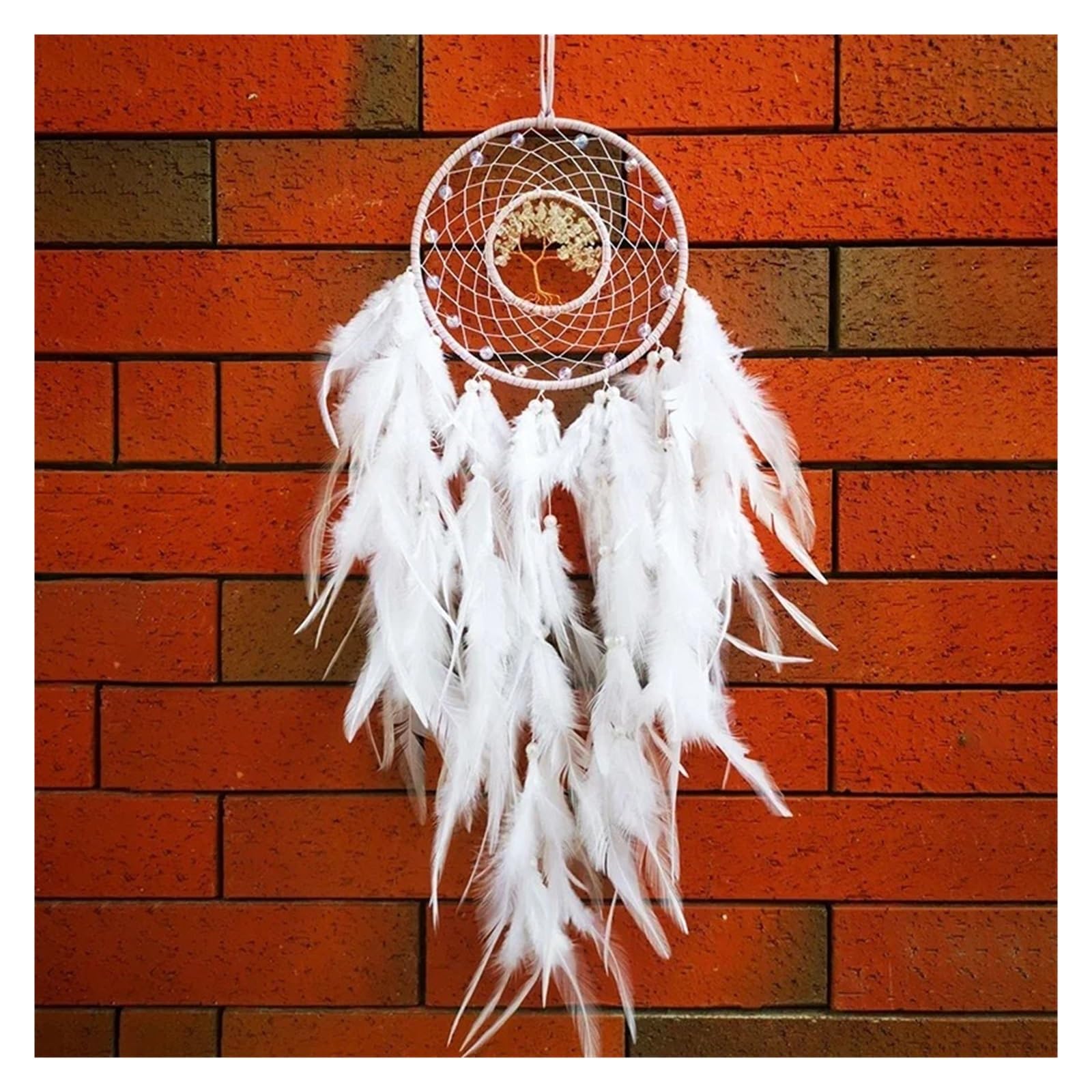 Dream Catcher Dream Catcher Home Decoration Feather Art Creative Hanging(G)