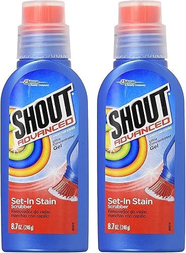Miniatura 1 de Shout Advanced Ultra Concentrated Gel quitamanchas 8.7 oz, paquete de 2