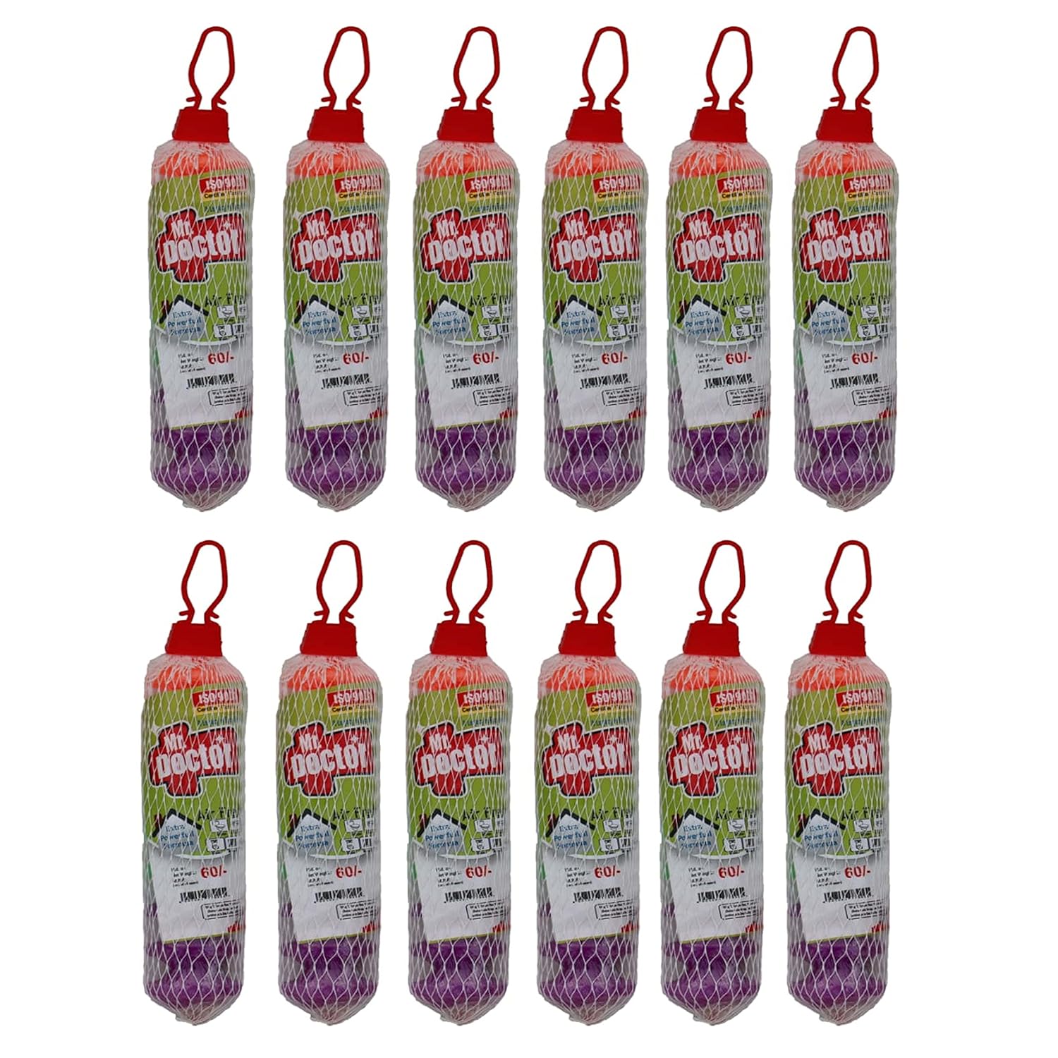 Mr.Doctor Bathroom Freshener Fragrance Blocks, Pack of 12, Air