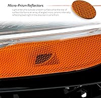 Vista 6 de AKKON - Compatible con Jeep Cherokee LED DRL 2014-2018 [barra de luz] luces cromadas de estacionamiento para parachoques intermitente izquierdo +