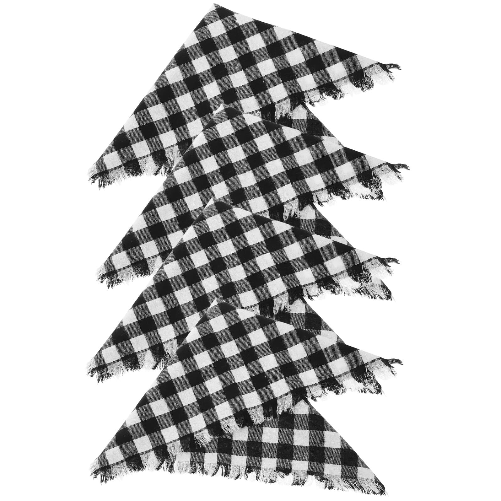 Servilletas de tela de búfalo negro para decoración de bodas y fiestas rústicas