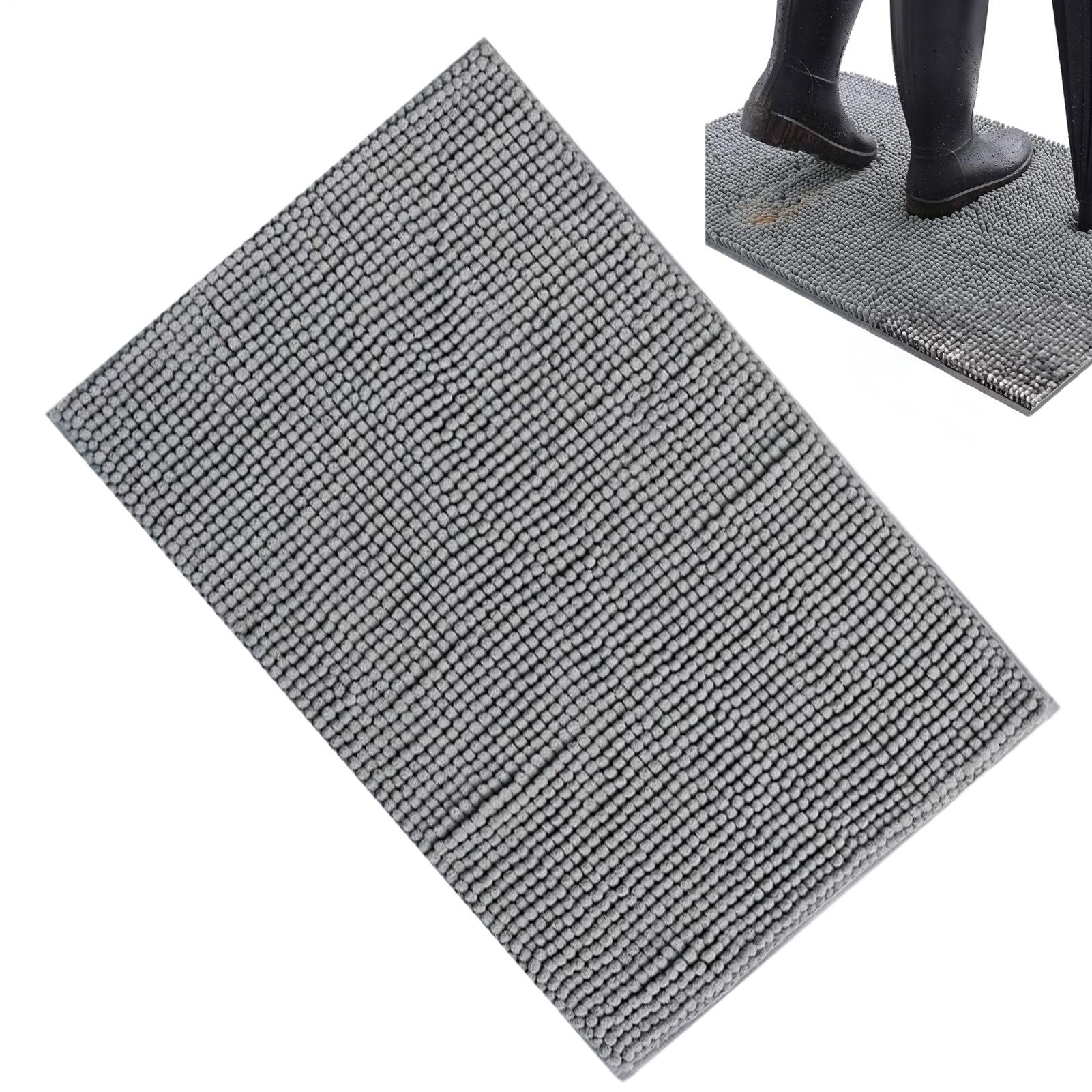 Tapis pour chiens aux pattes boueuses paillasson absorbant lavable pour maison et cuisine