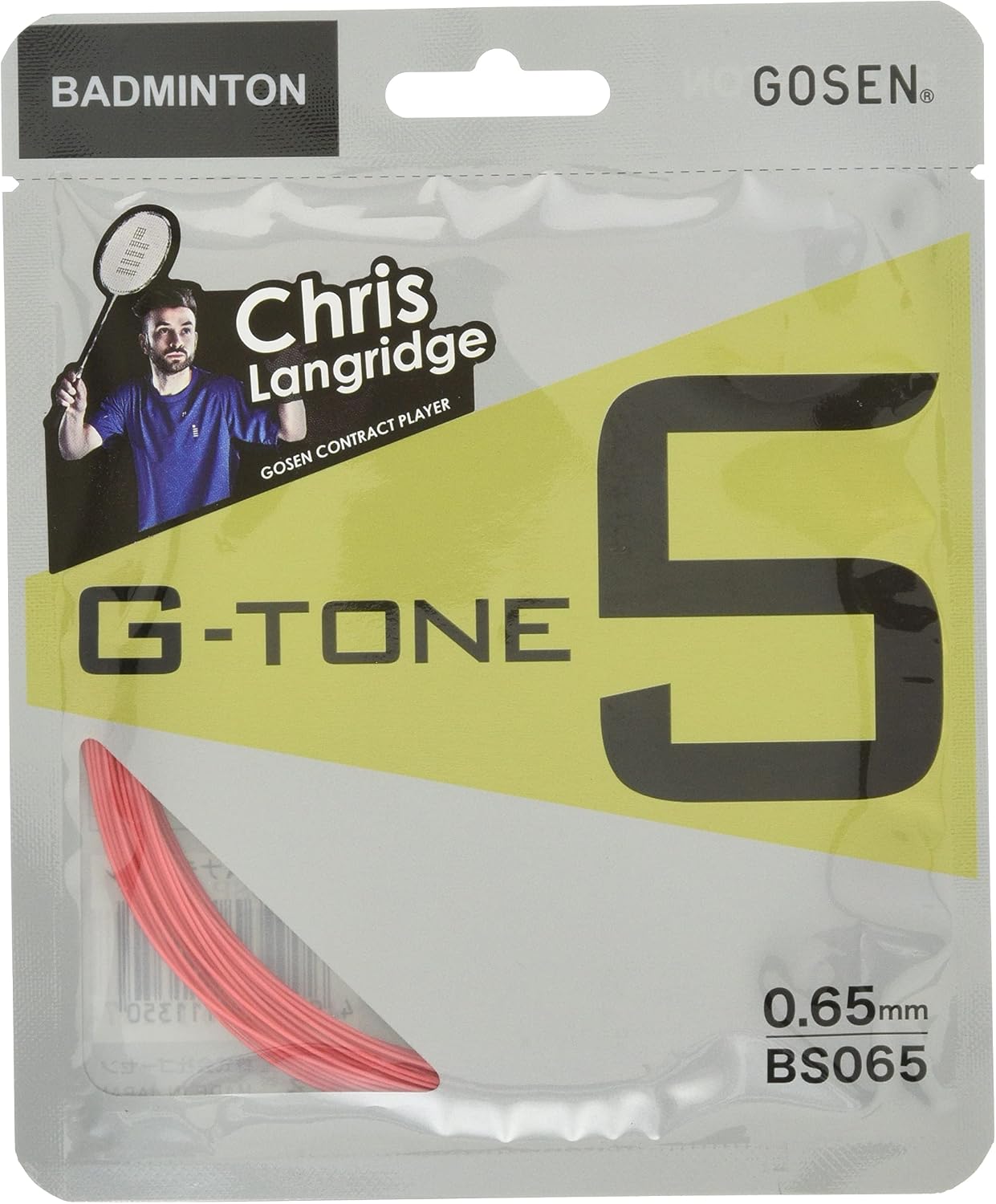ゴーセン(GOSEN) G-Tone 5(0.65mm) 10m サーモンピンク BS065 サーモンピンク 65