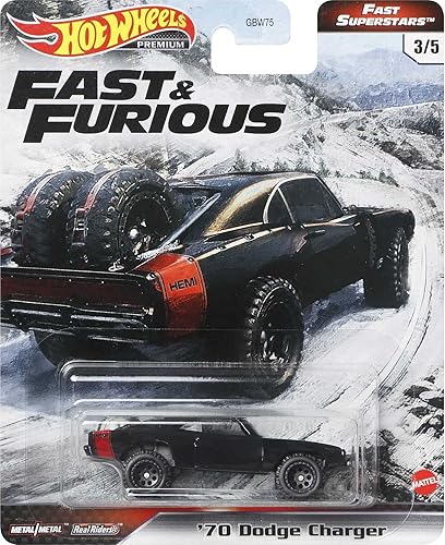 Hot Wheels Colección Fast & Furious de vehículos a escala 1:64 de la franquicia Fast Film, autos modernos y clásicos, gran regalo para