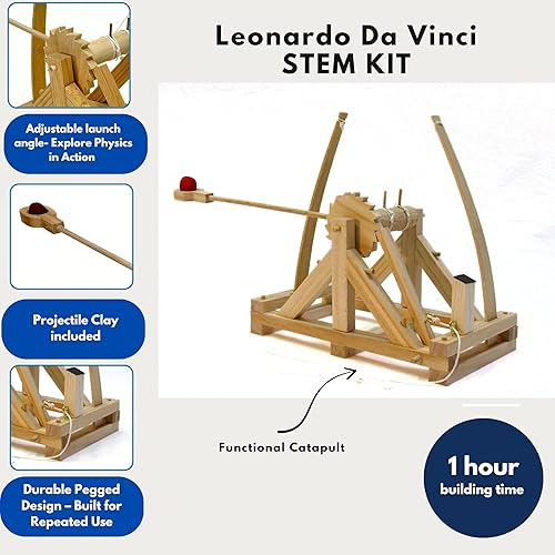 Miniatura 4 de Kit de catapulta Leonardo Da Vinci