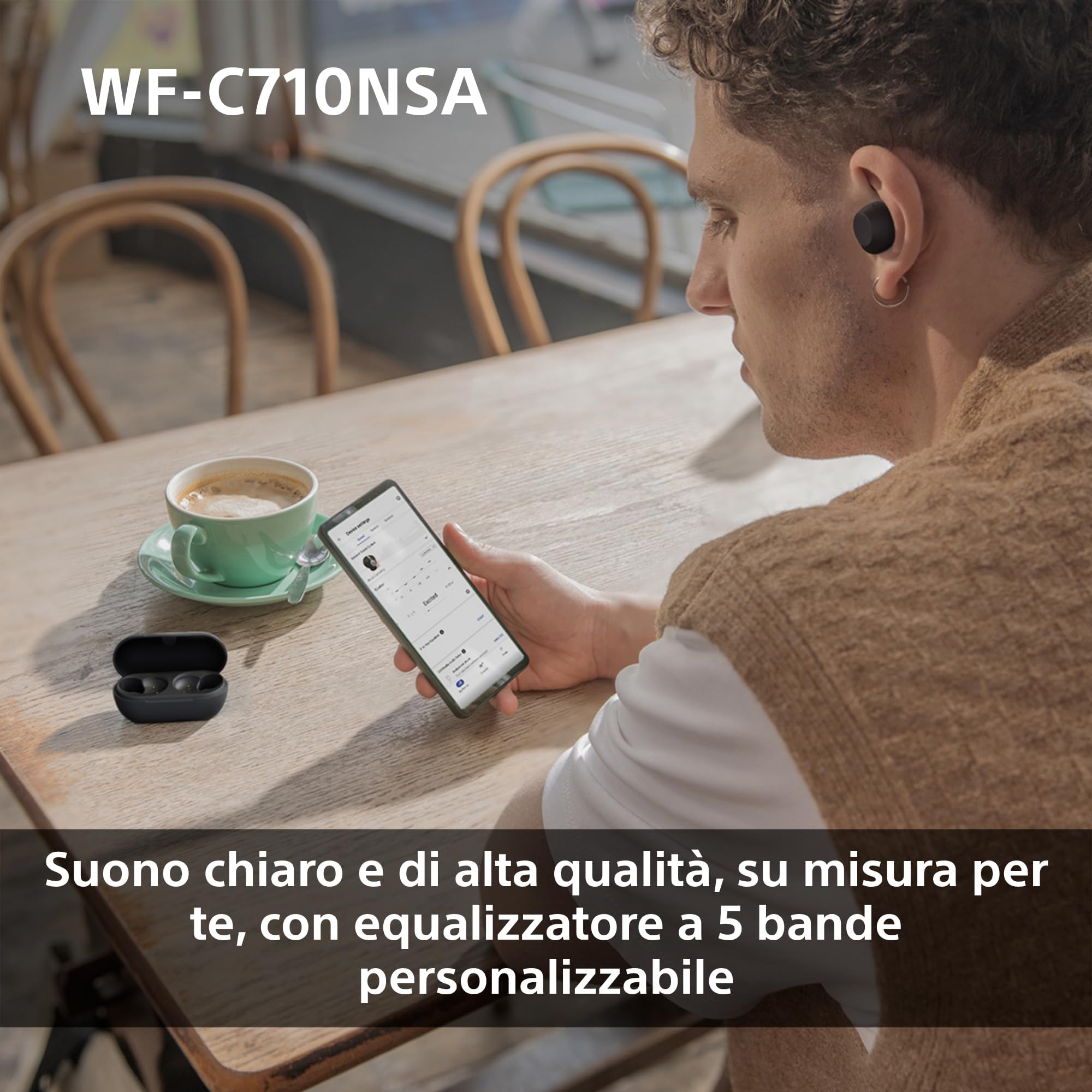 Sony WF-C710N Auricolari Wireless con Cancellazione del Rumore — immagine 8 di 16