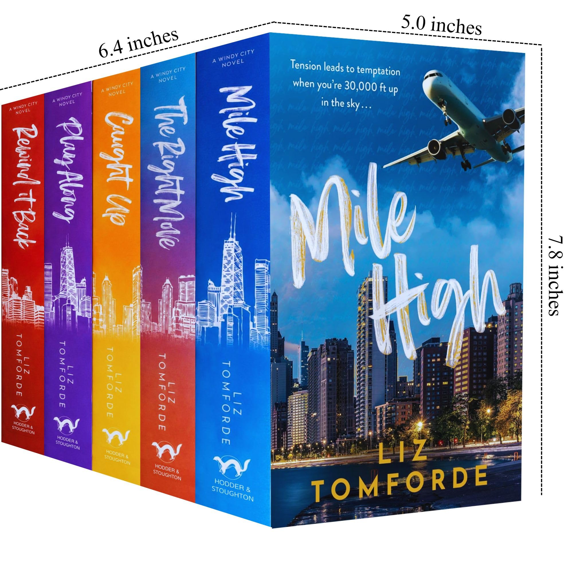 Windy City Series 5 Books Collection Set (Mile High, The Right Move, Caught Up, Play Along & Rewind It Back)