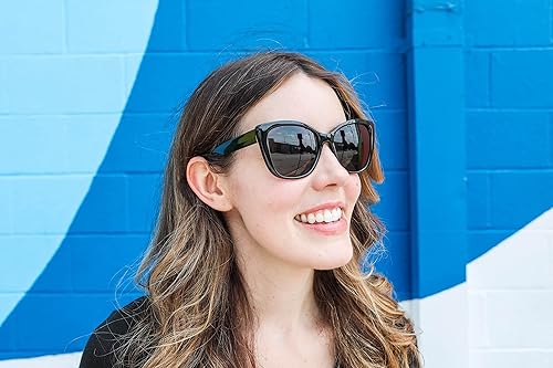 Miniatura 4 de V.W.E. 2 pares de gafas de sol bifocales de lectura bifocales de gran tamaño mariposa vintage negro tortuga UV400