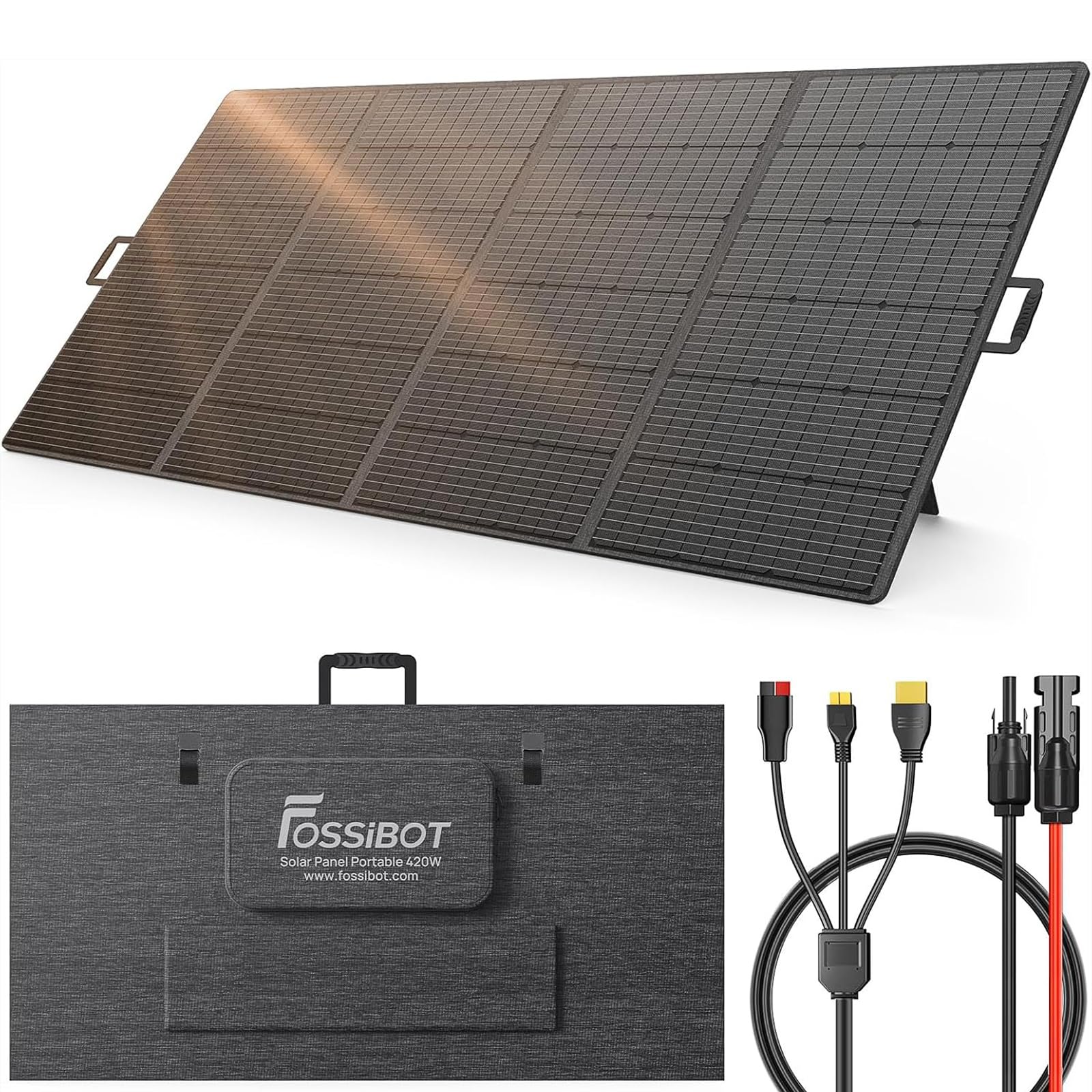 Amazon.com : FOSSiBOT SP420W Portable Solar Panel, 420W High Power