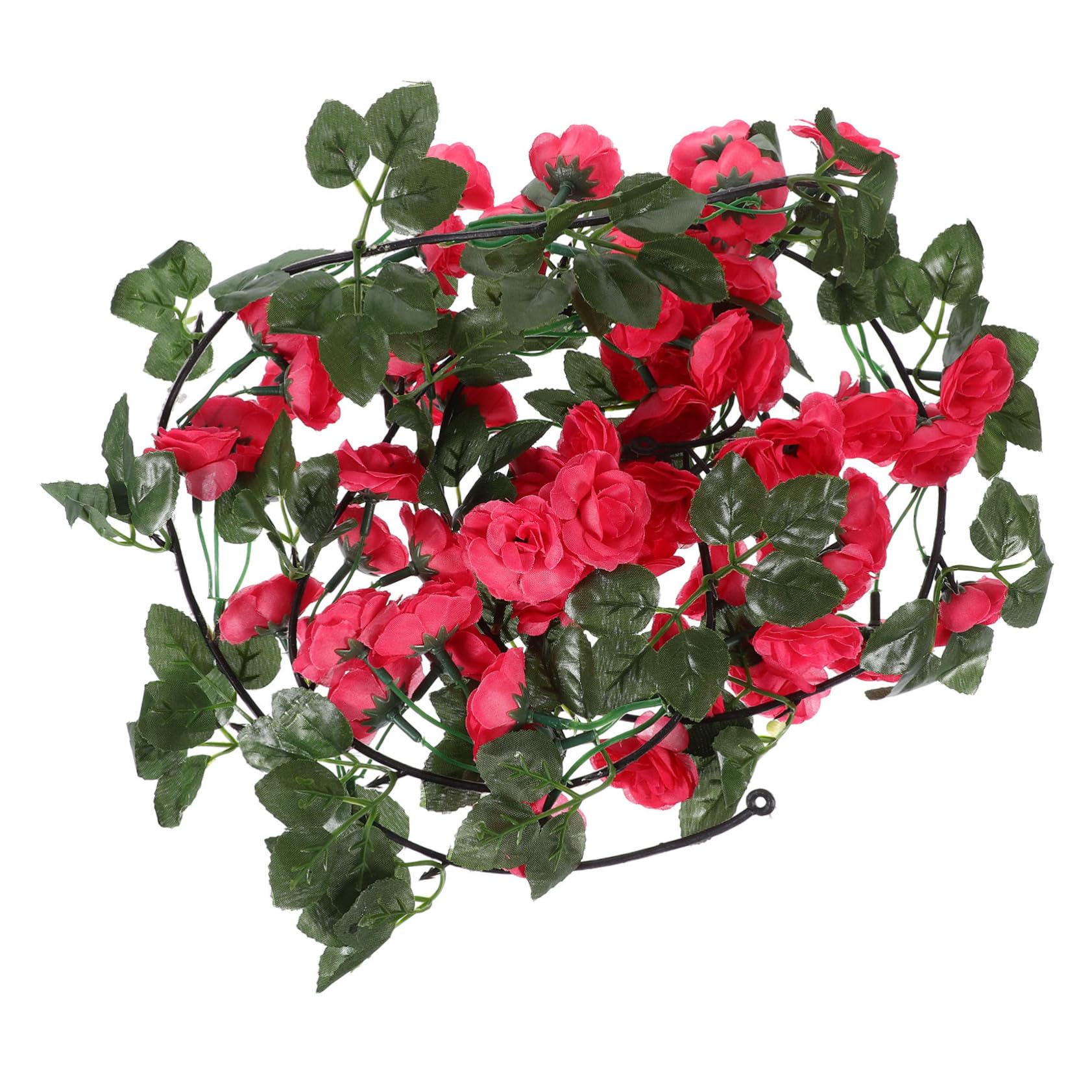 Gatuida 4stücke Künstliche Rosenranke Blumengirlande Köpfe Für Hochzeiten Partys Und Dekoration Imitationsblumen Für Innen Und Außenbereiche Und Elegant