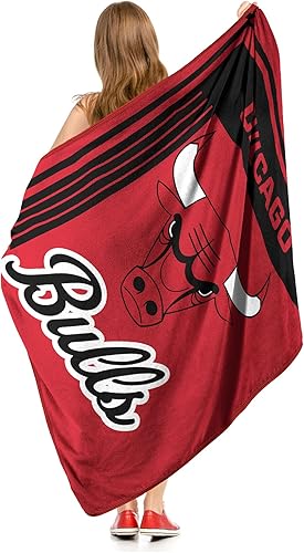 Miniatura 3 de NORTHWEST NBA Chicago Bulls - Manta de microfibra de 46 x 60 pulgadas