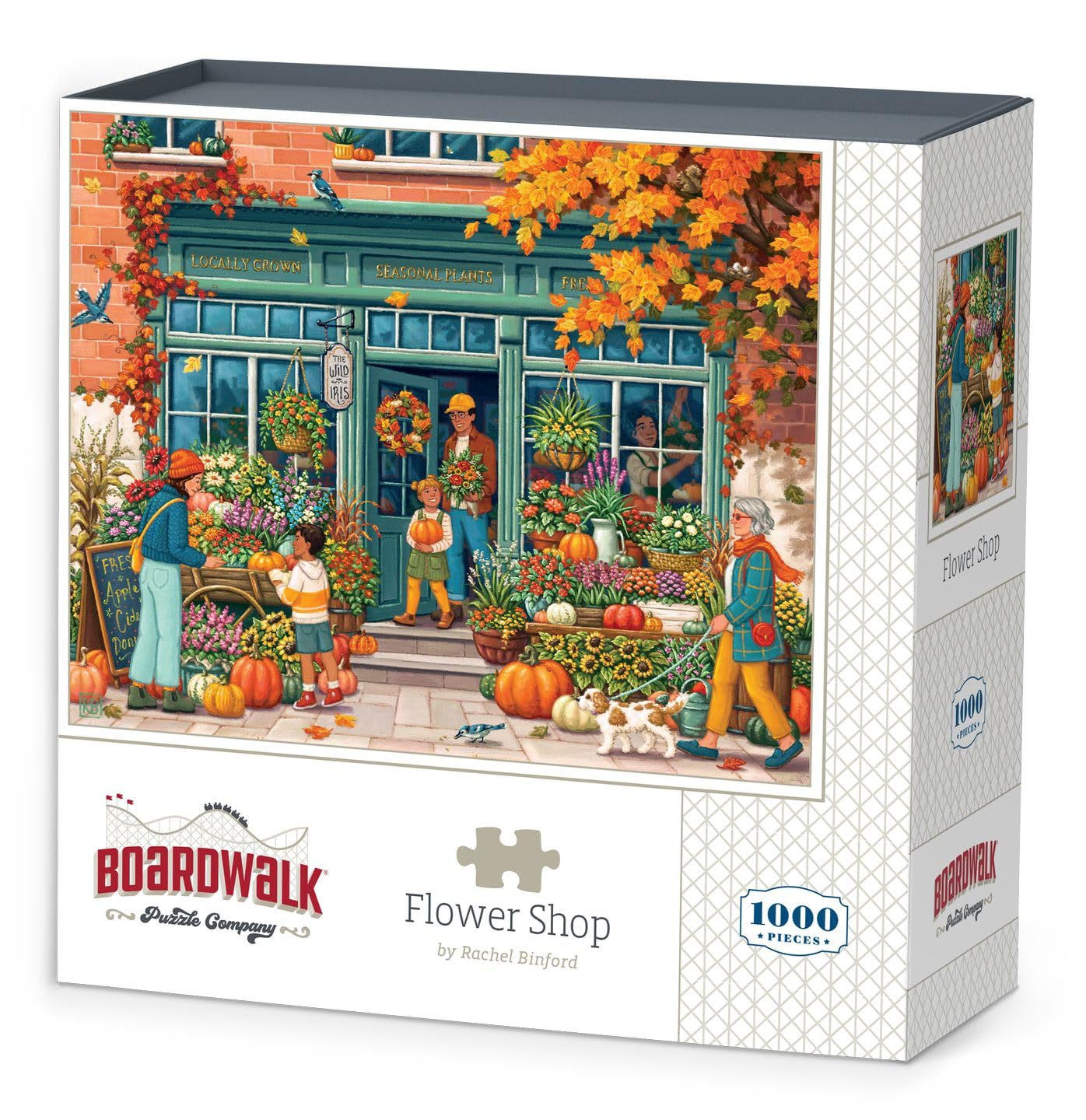 Boardwalk Puzzle Company Jigsaw Puzzle, Flower Shop, 1000 Piece