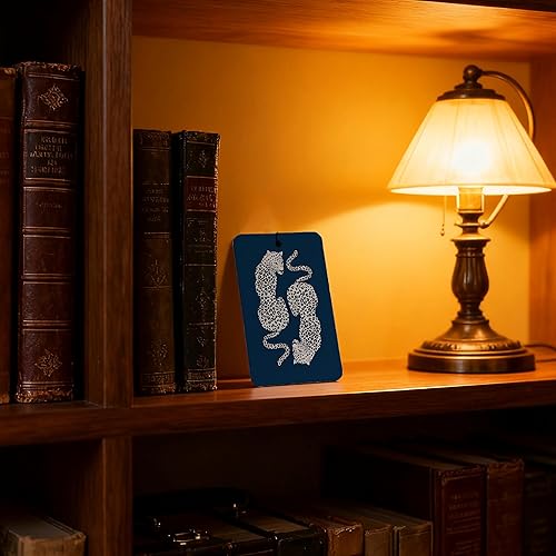 Miniatura 2 de Ambientador de coche con temática de leopardo y retro, 4 piezas, estampado de leopardo femenino funky de 8 bolas de alto - Ambientador colgante para