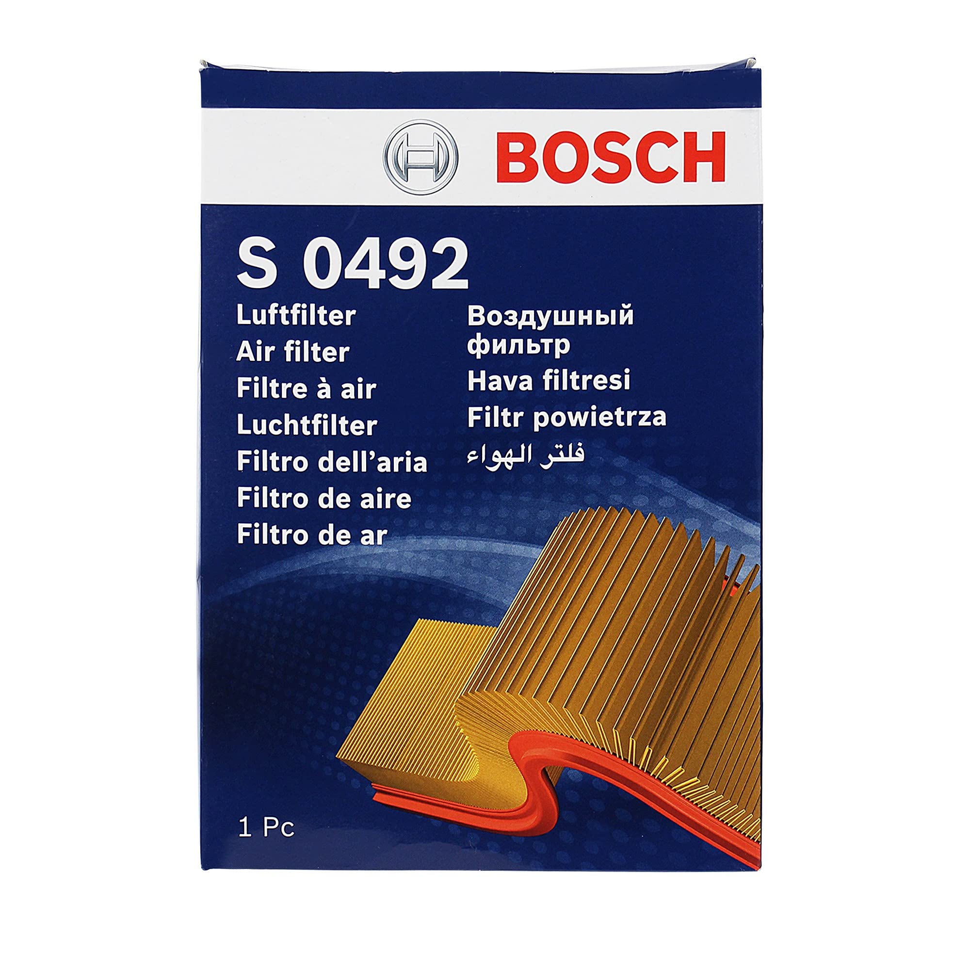 Filtr powietrza BOSCH F 026 400 492 Wkład filtra