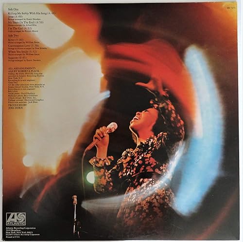 Miniatura 3 de ROBERTA FLACK KILLING ME SOFTLY vinyl record