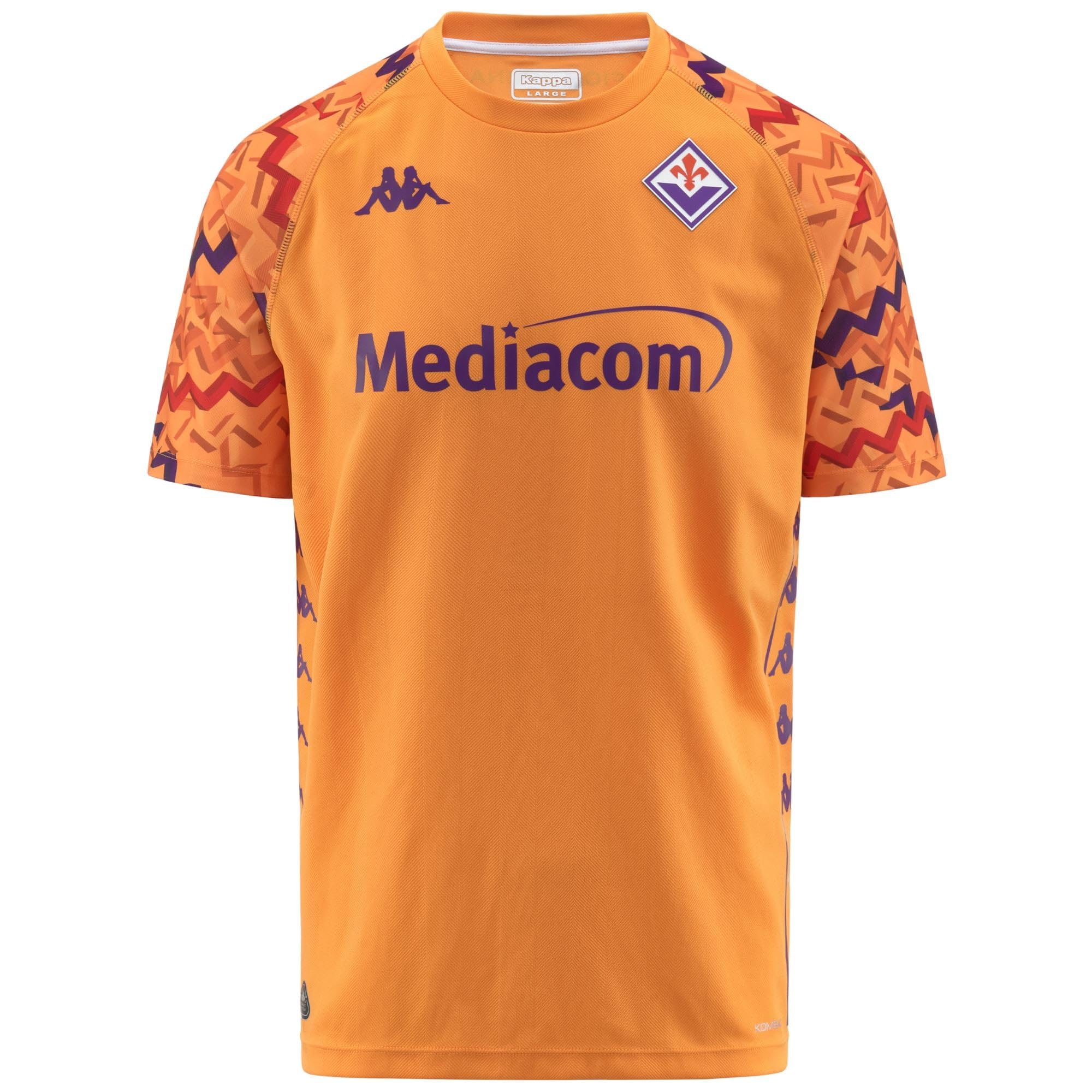 Kappa Kombat GK 2025 Fiorentina Men's Polyester Football T-Shirt (Pack of 1)