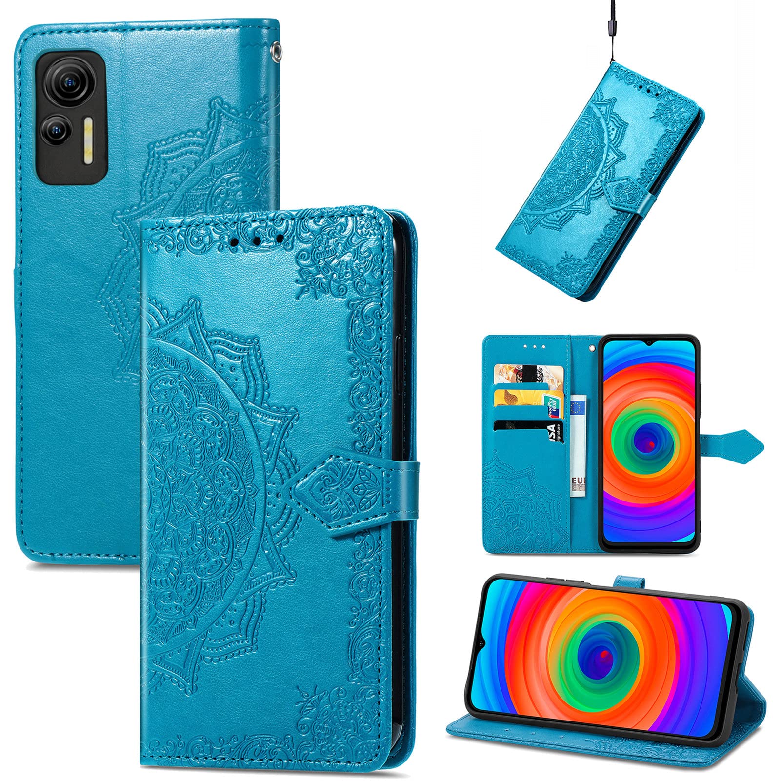 Carcasa Cartera Cuero Funda Xiaomi Redmi Note 14 Pro+ ILING - Tipo Billetera, Cuero PU, RFID, Soporte, Cierre Magnético Carcasa Con Ranuras Tarjetas
