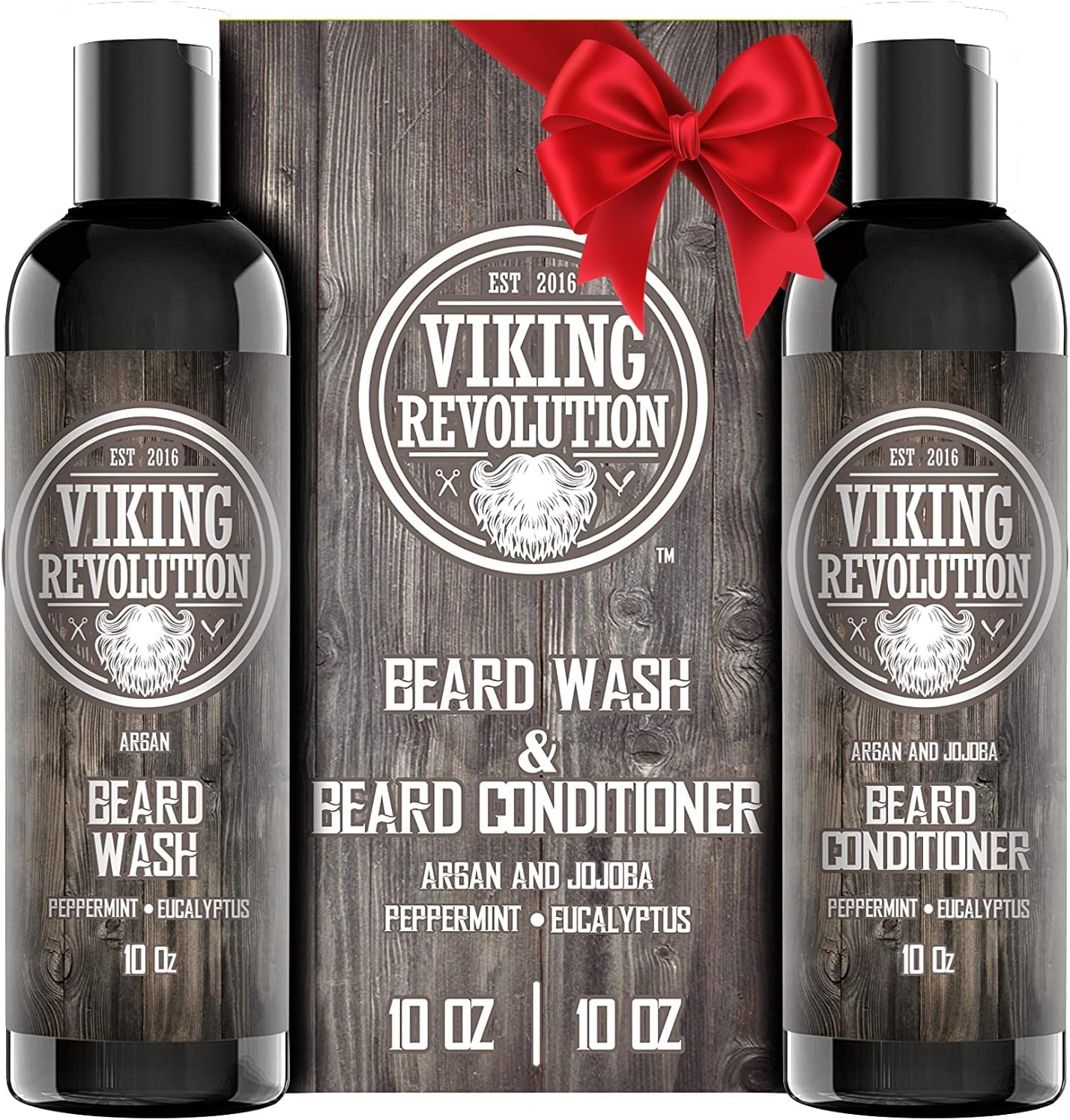 Amazon.com : Viking Revolution Tea Tree Beard Wash and Conditioner Set ...