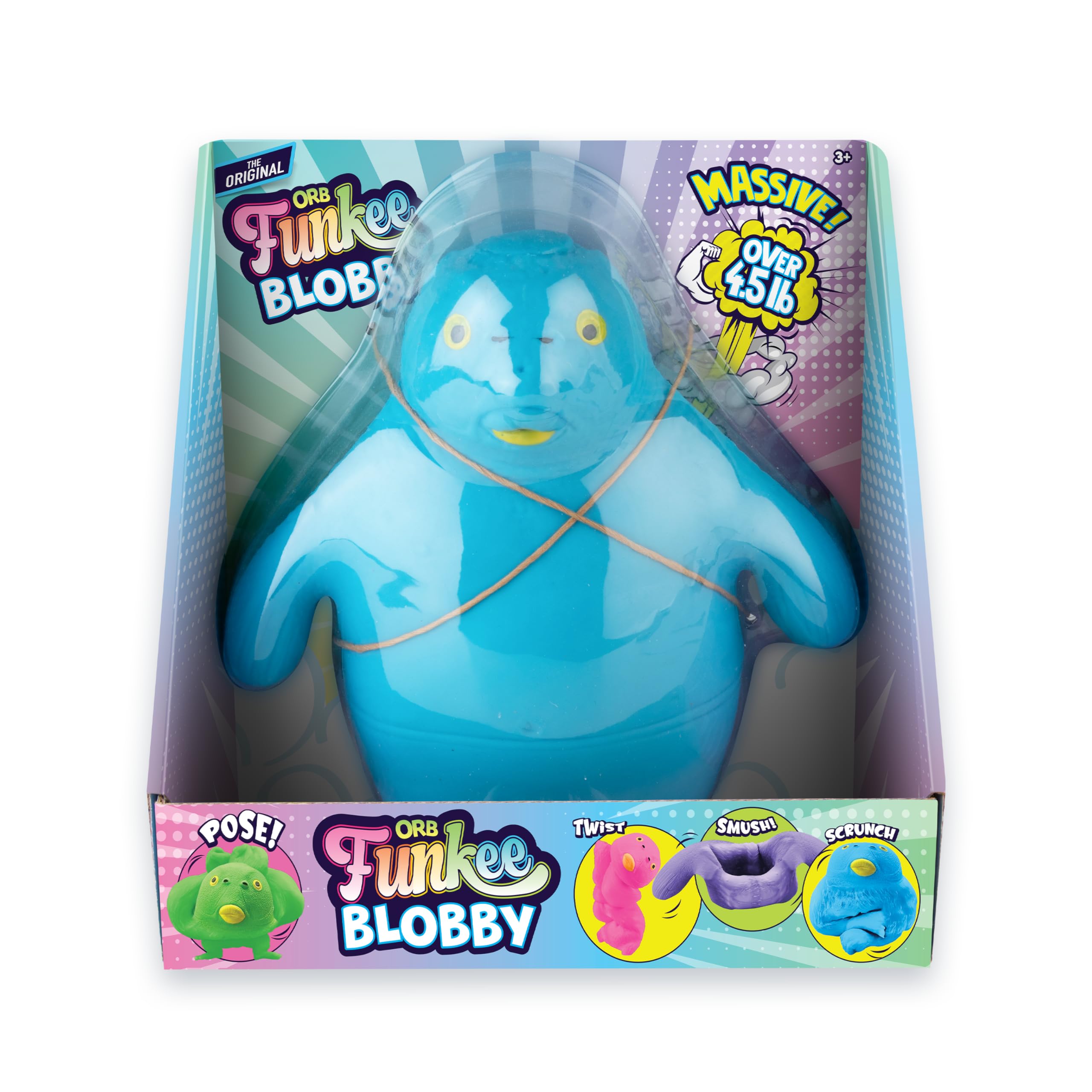 Amazon.com: ORB Funkee Blobby Jumbo (Blue) – Over 4.5 Pound