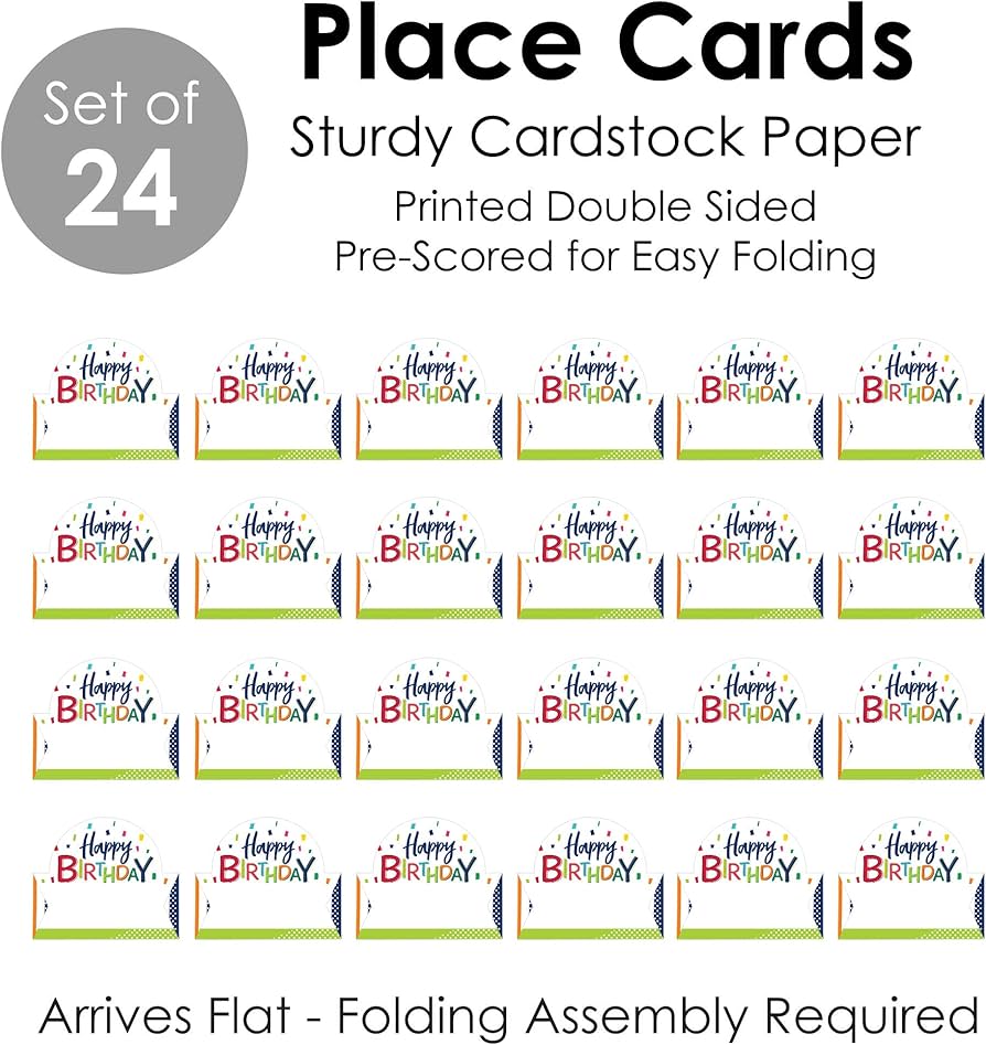 amazon-com-big-dot-of-happiness-cheerful-happy-birthday-colorful-birthday-party-tent-buffet-card-table-setting-name-place-cards-set-of-24-home-kitchen