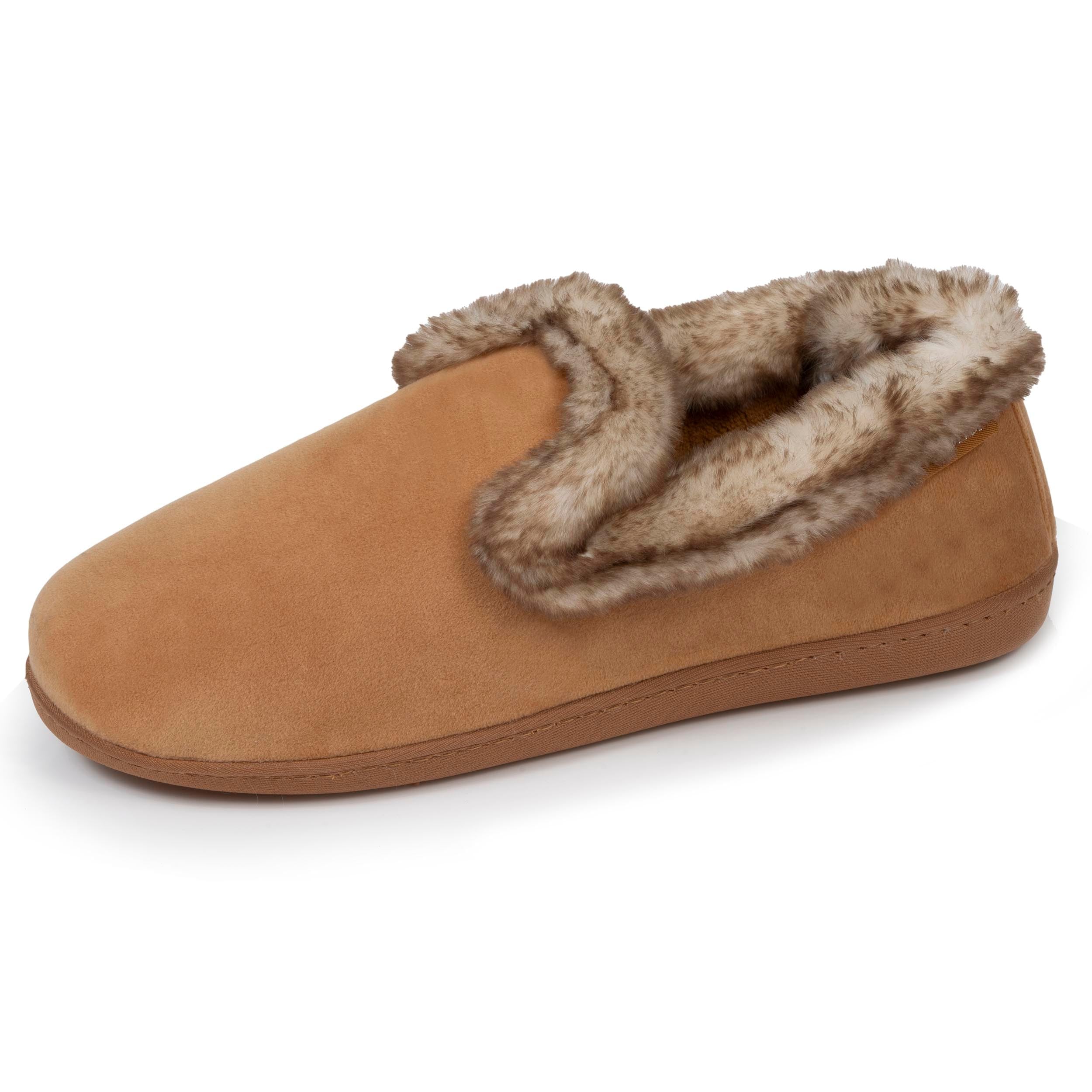 Isotoner Hausschuhe Damen ergonomische Einlegesohle Komfort, warm, EU, Tartan
