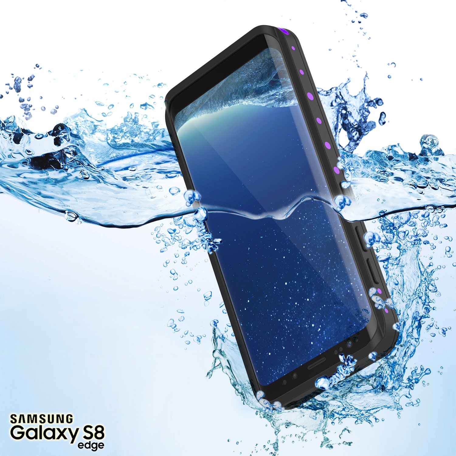 Amazon.co.jp: PunkCase Galaxy S8 防水ケース [スタッドスター