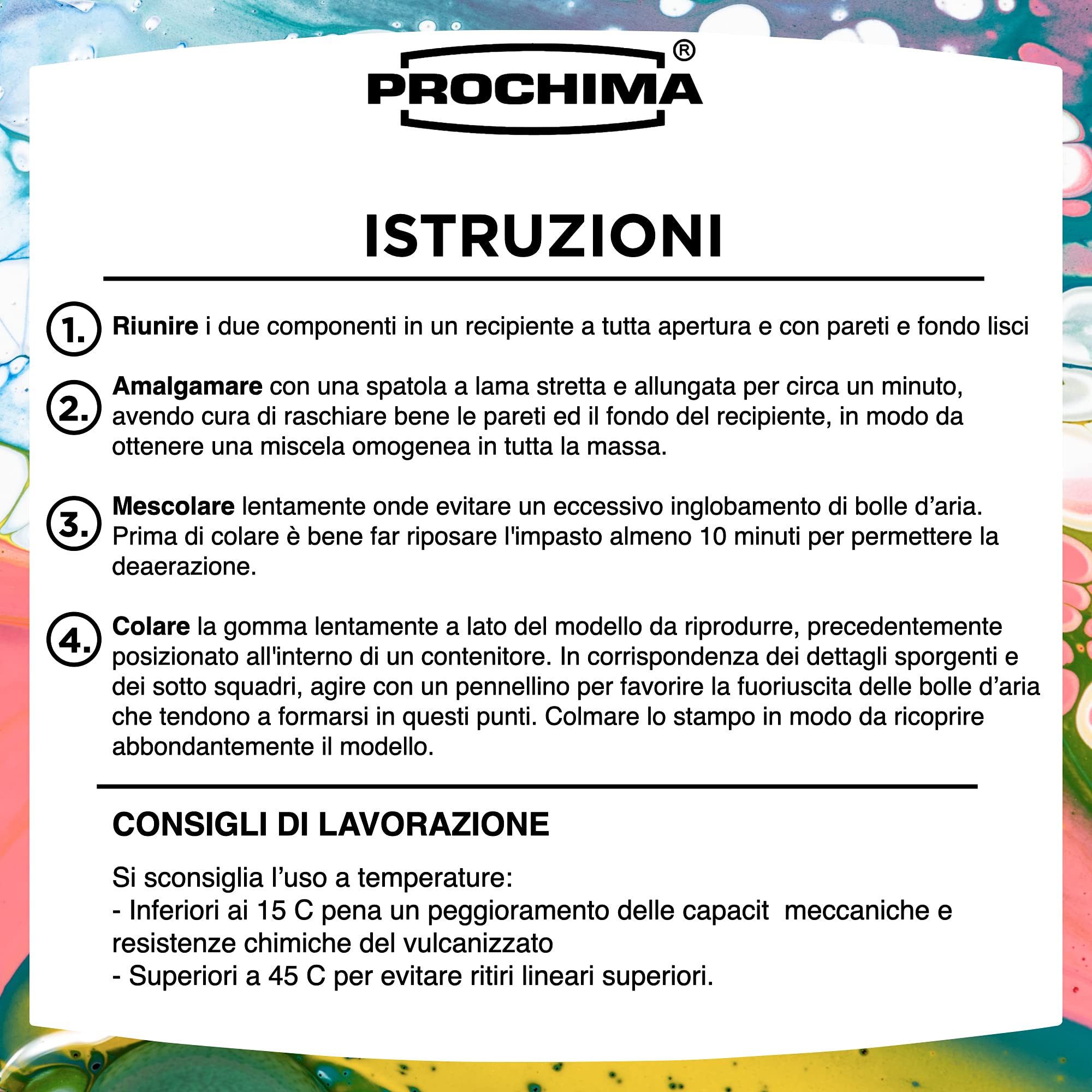 PROCHIMA GS518K1 Gomma Siliconiche Gls-PRO 20 A+B, Blu, 1 KG