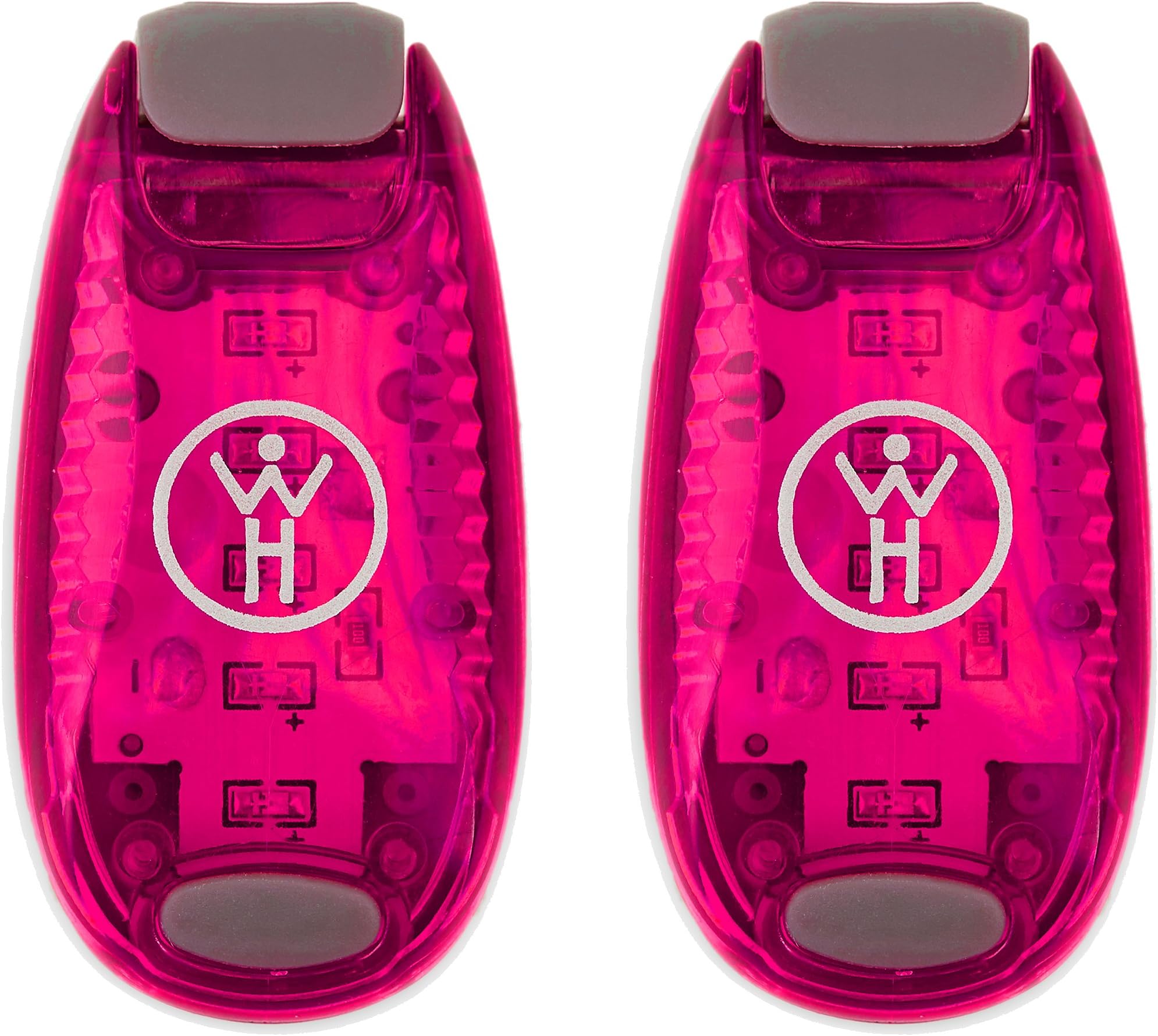 LED Safety Light 2 Pack - Nighttime Visibility for Runners, Cyclists, Walkers, Joggers, Kids, Dogs, Relays & More - Clip to Clothes Strap to Wrist, Ankle, Bike, Collar, or Just About Anywhere!