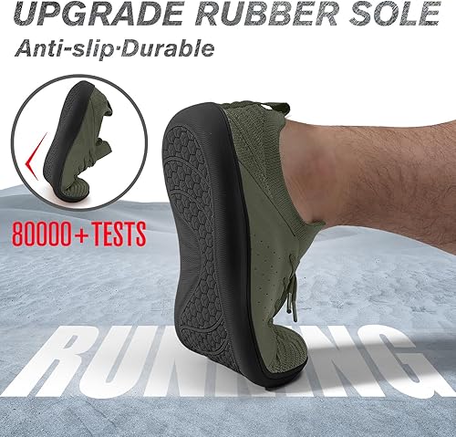 Miniatura 3 de relxfeet - Zapatos minimalistas para hombre, zapatos barefoot, zapatos de entrenamiento cruzado, zapatos de caminata de punta ancha, tenis para