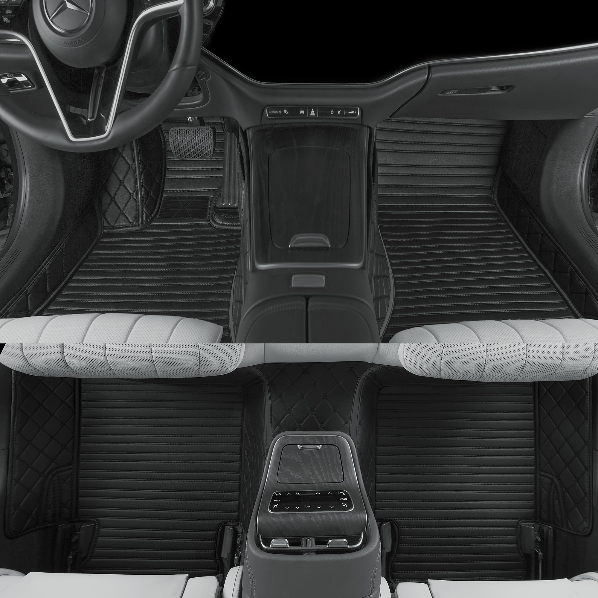 Car Floor mat is Compatible with 99% Models, All-Weather car Floor mat Completely Protects The Interior of The Vehicle, and Provides Vehicle