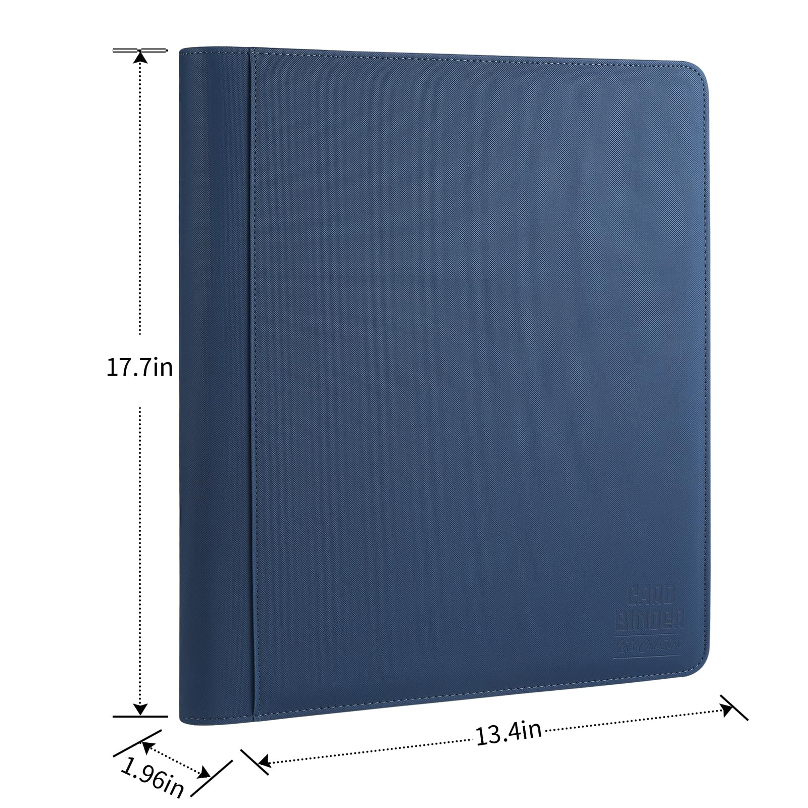 Carpeta de tarjetas coleccionables de capacidad 1024, carpeta de tarjetas de primera calidad, 16 bolsillos, álbum de colección de tarjetas resistente, protección de calidad de archivo y lomo